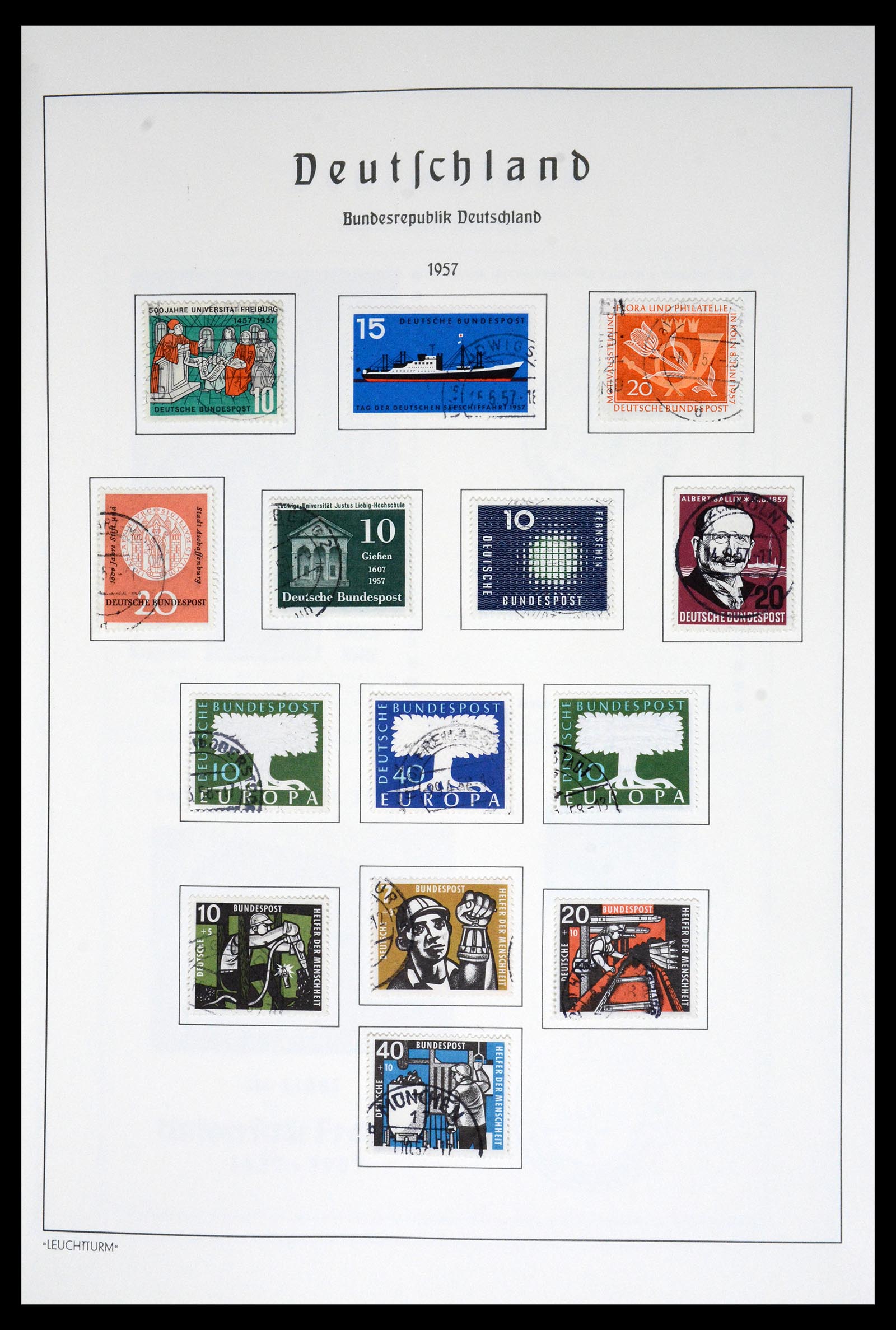 36688 018 - Stamp collection 36688 Bundespost 1949-1977.
