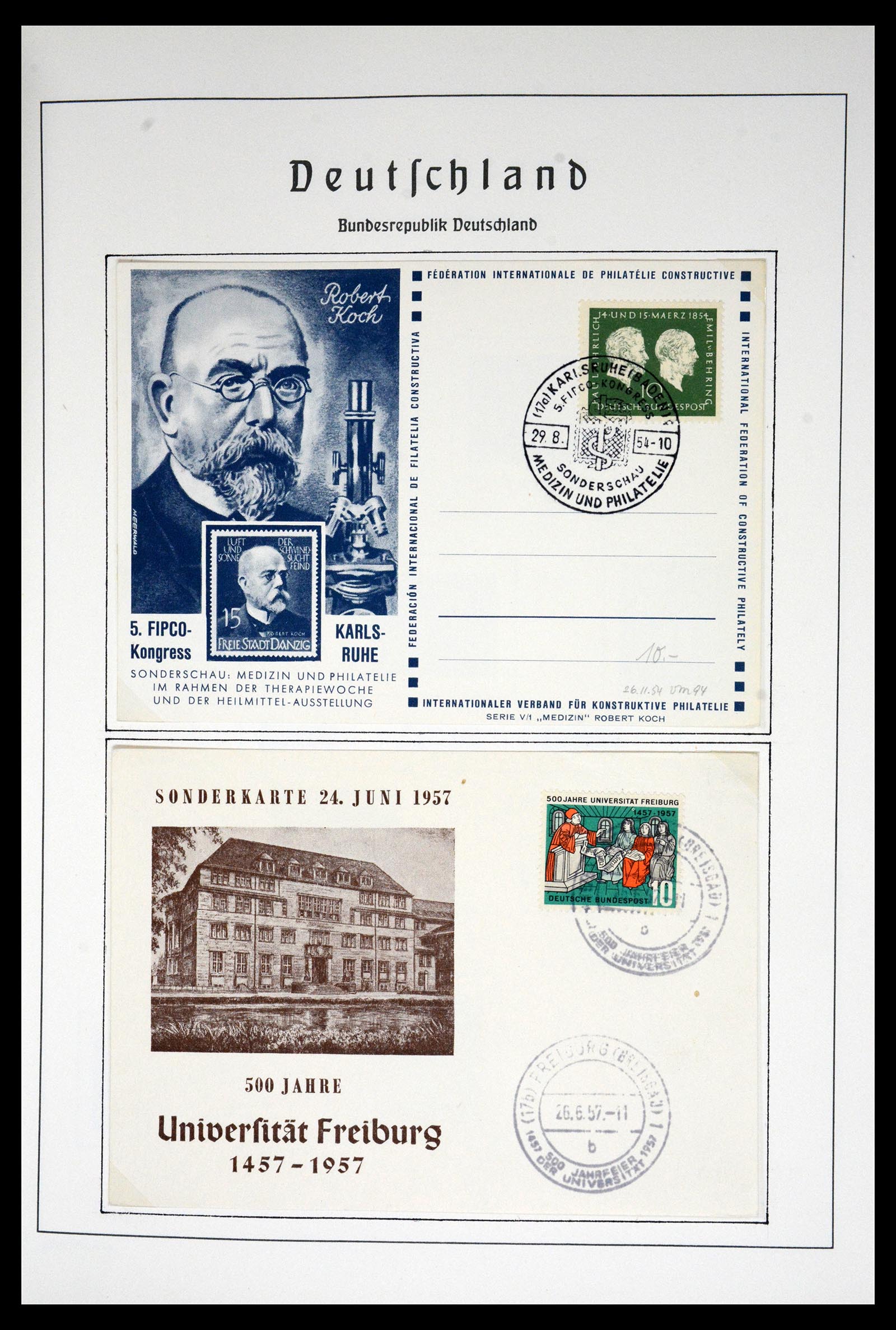 36688 019 - Postzegelverzameling 36688 Bundespost 1949-1977.