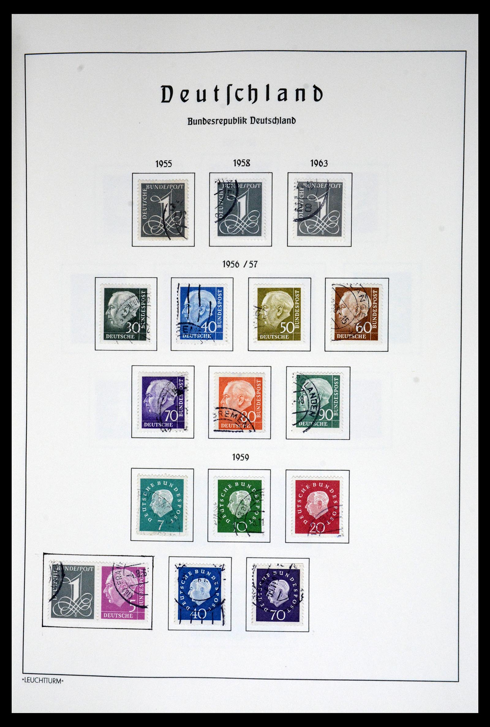 36688 020 - Stamp collection 36688 Bundespost 1949-1977.