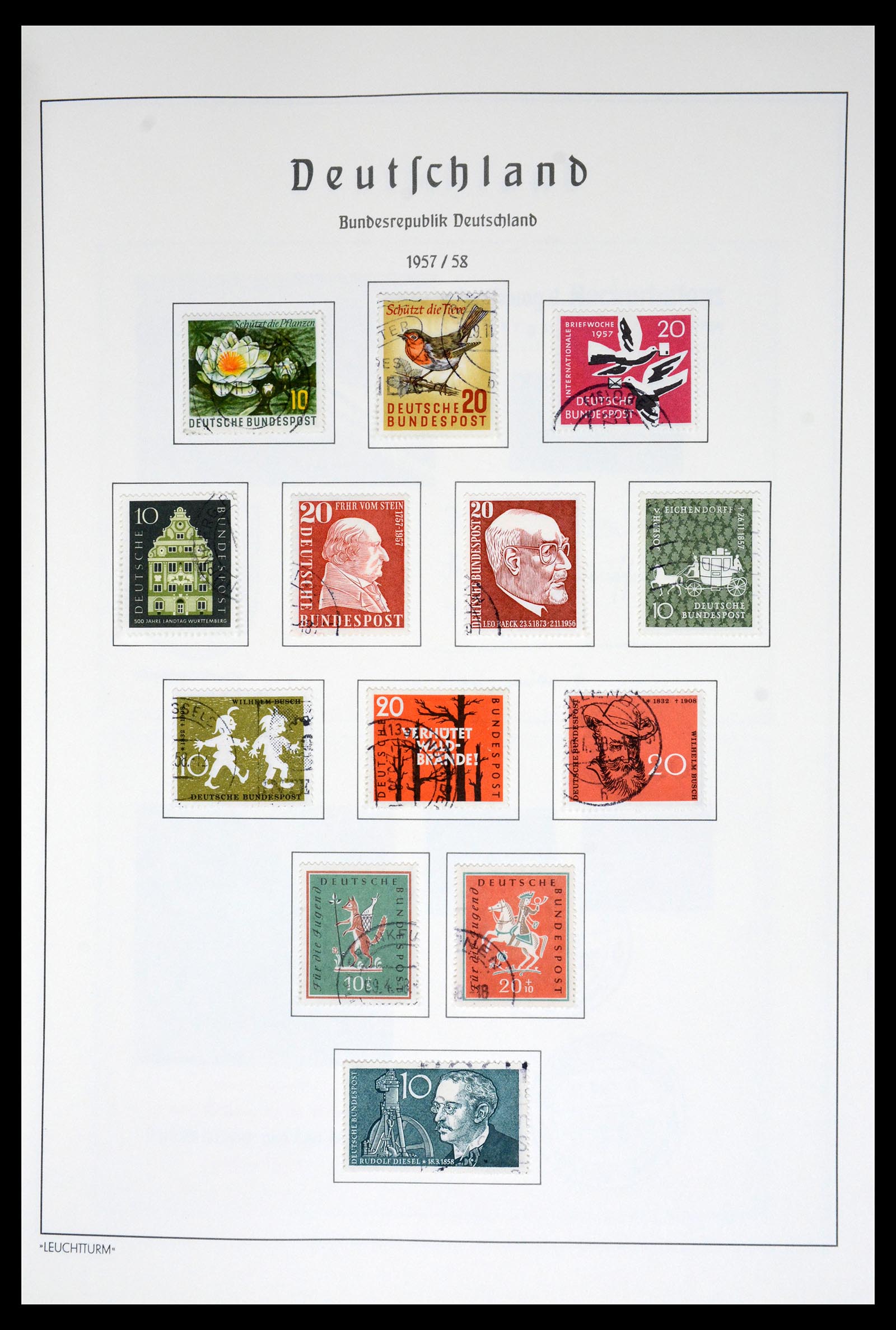 36688 021 - Stamp collection 36688 Bundespost 1949-1977.