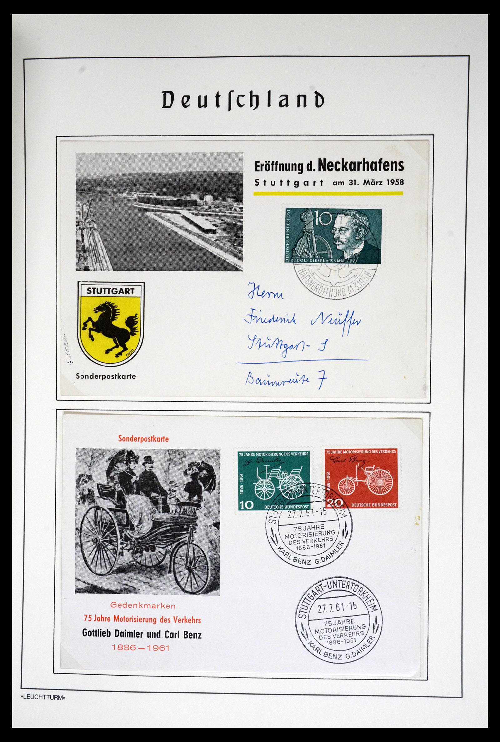 36688 022 - Postzegelverzameling 36688 Bundespost 1949-1977.