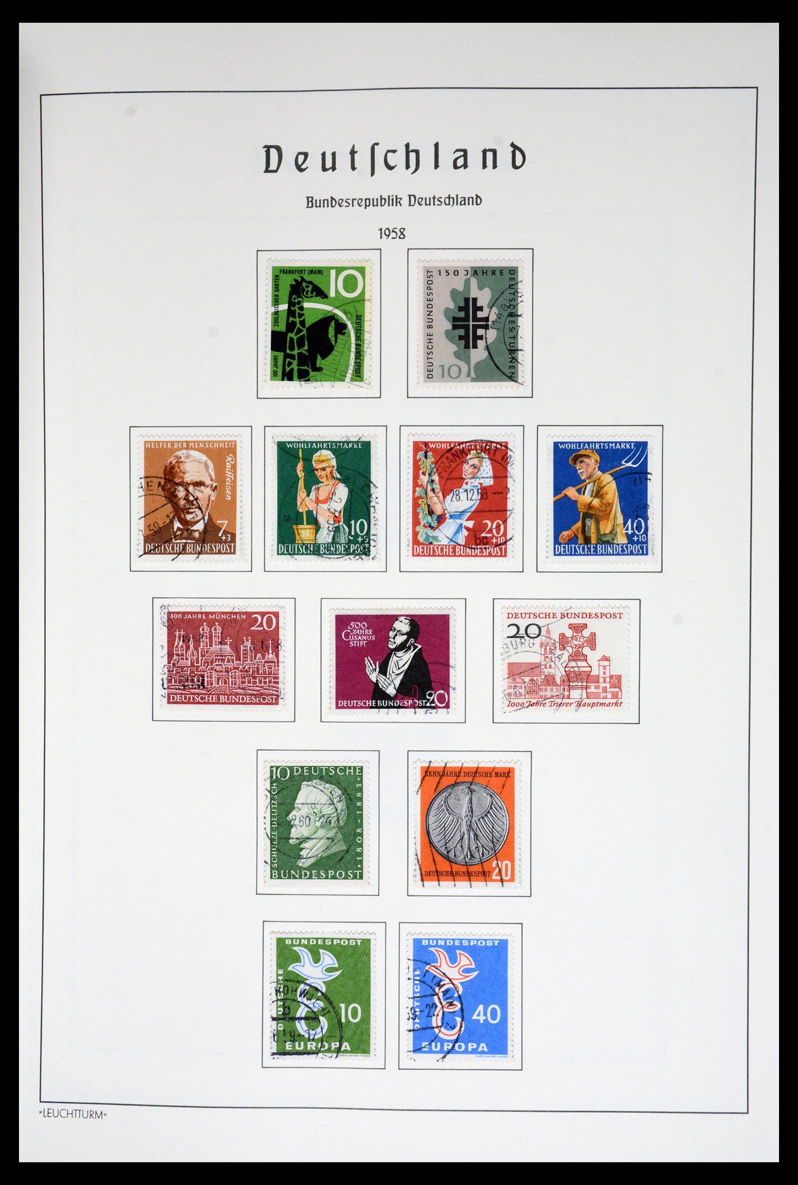 36688 023 - Postzegelverzameling 36688 Bundespost 1949-1977.