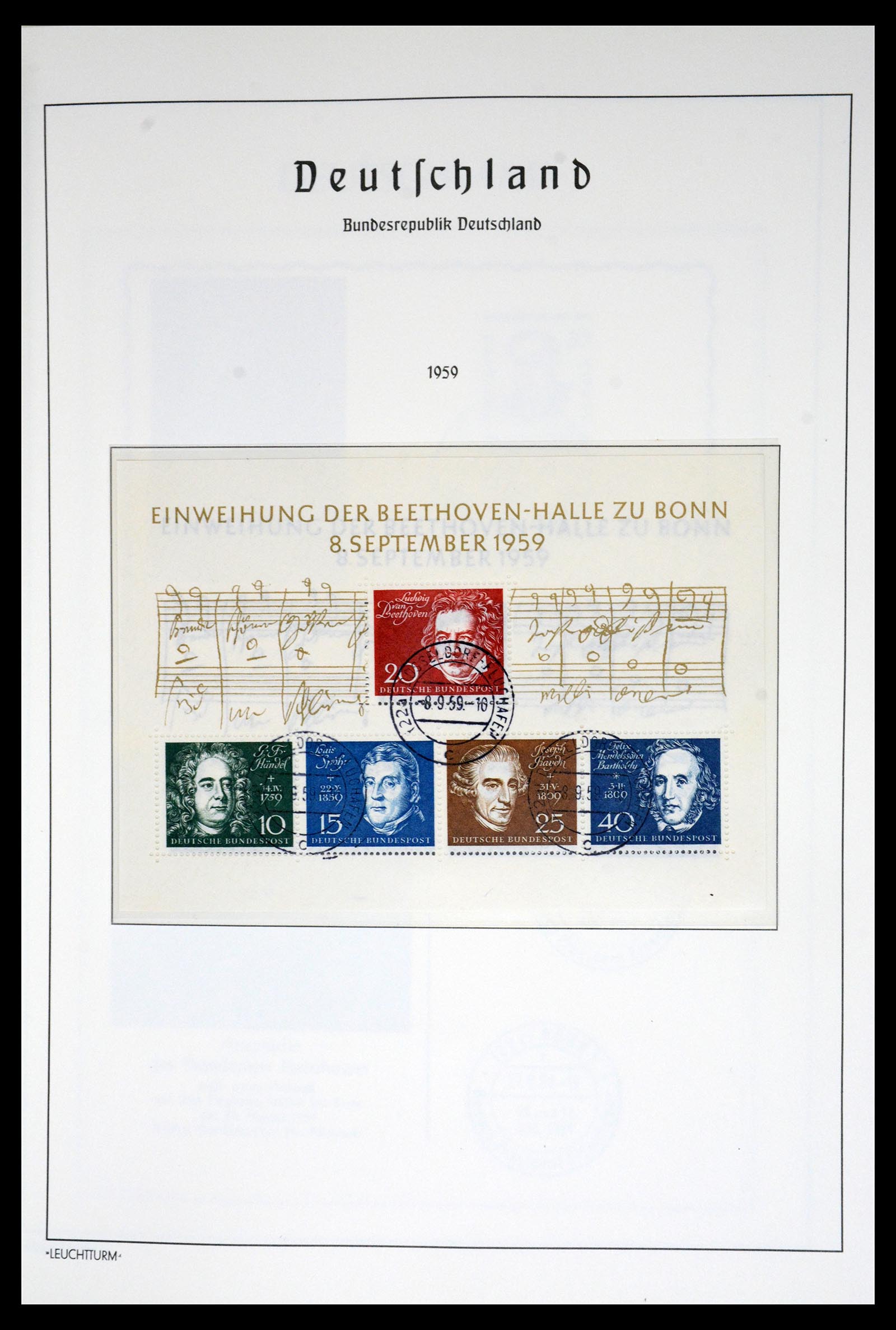 36688 027 - Stamp collection 36688 Bundespost 1949-1977.