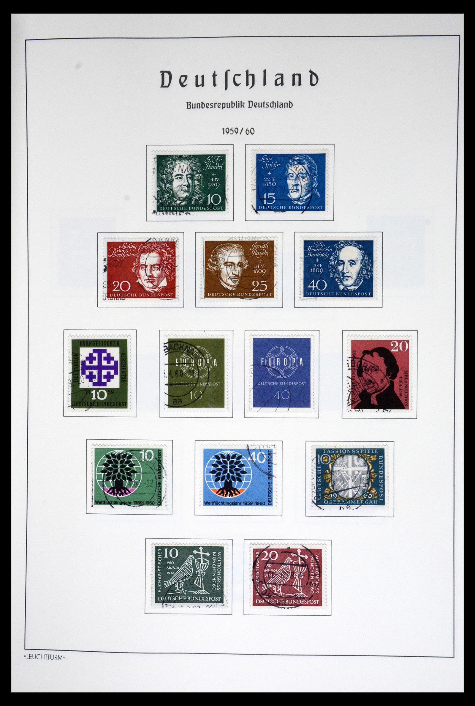 36688 029 - Postzegelverzameling 36688 Bundespost 1949-1977.