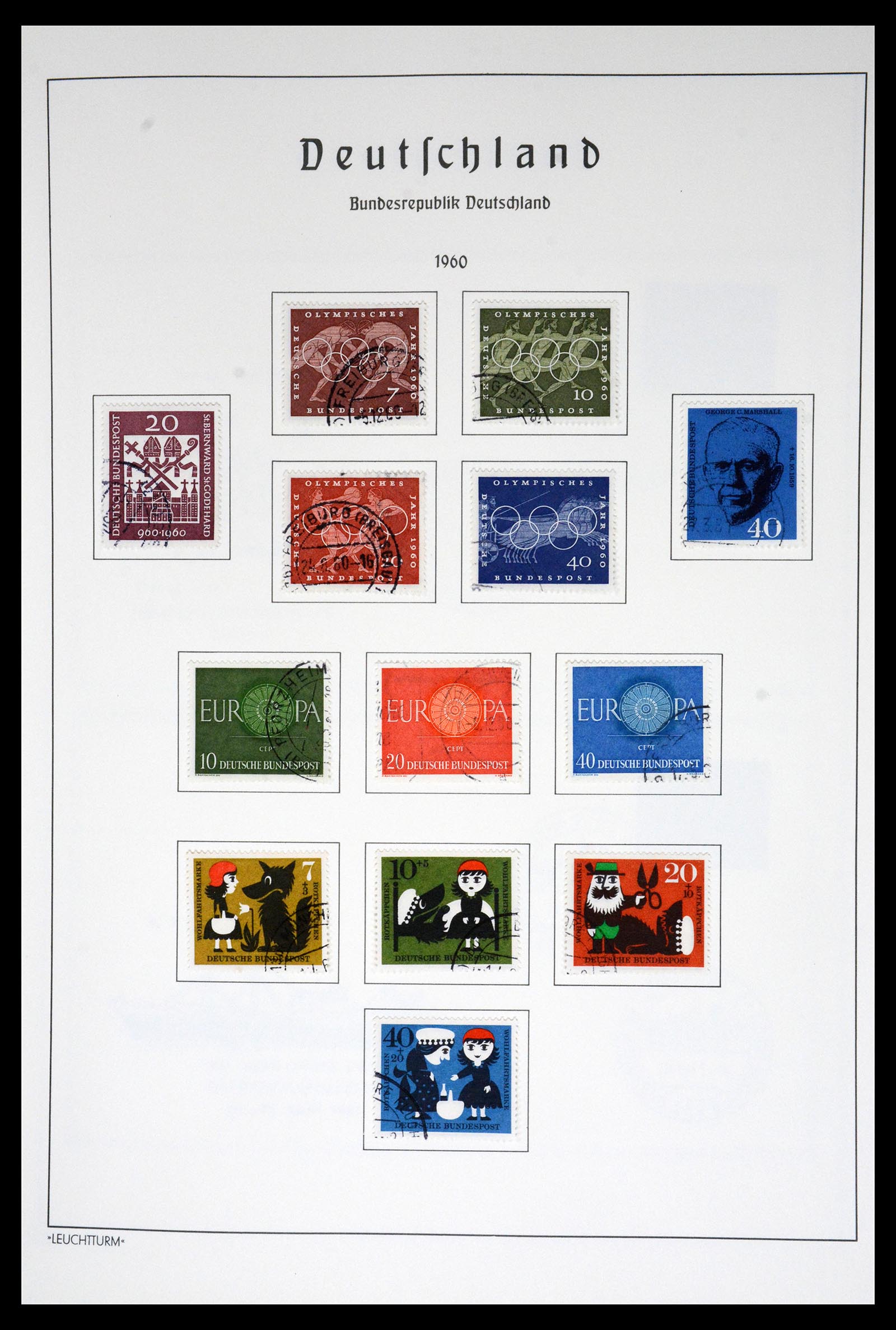 36688 030 - Postzegelverzameling 36688 Bundespost 1949-1977.