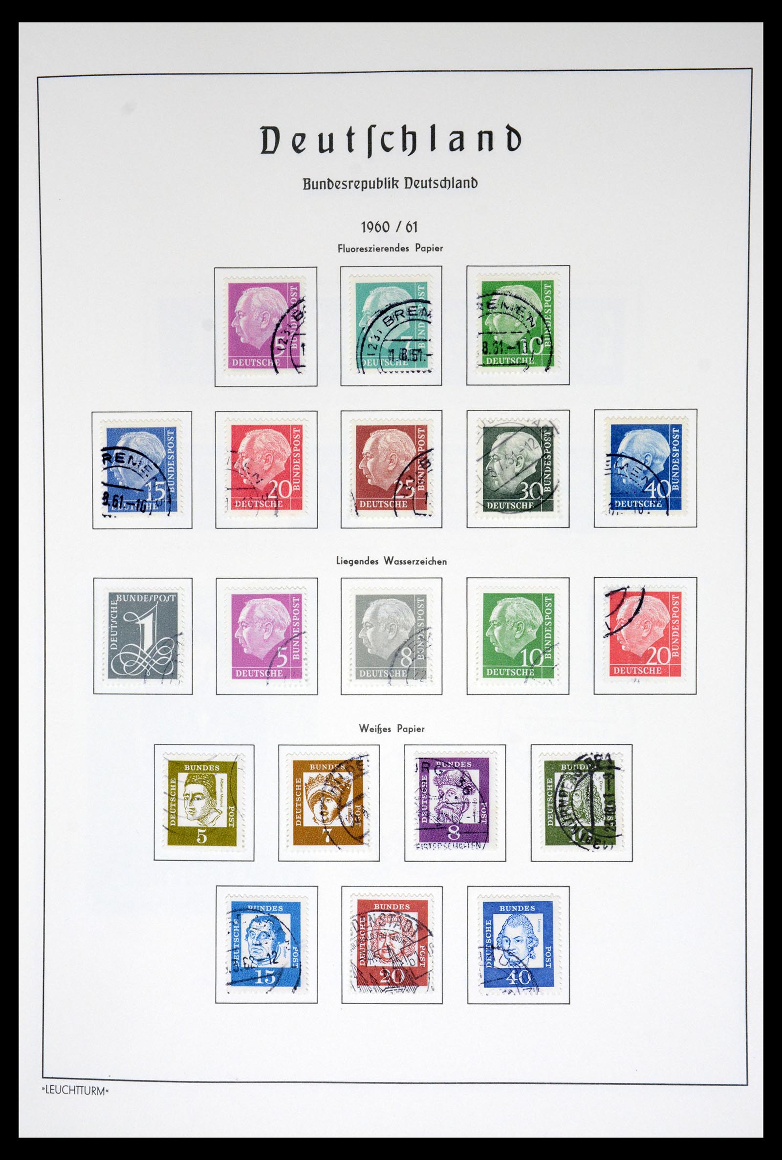 36688 032 - Stamp collection 36688 Bundespost 1949-1977.