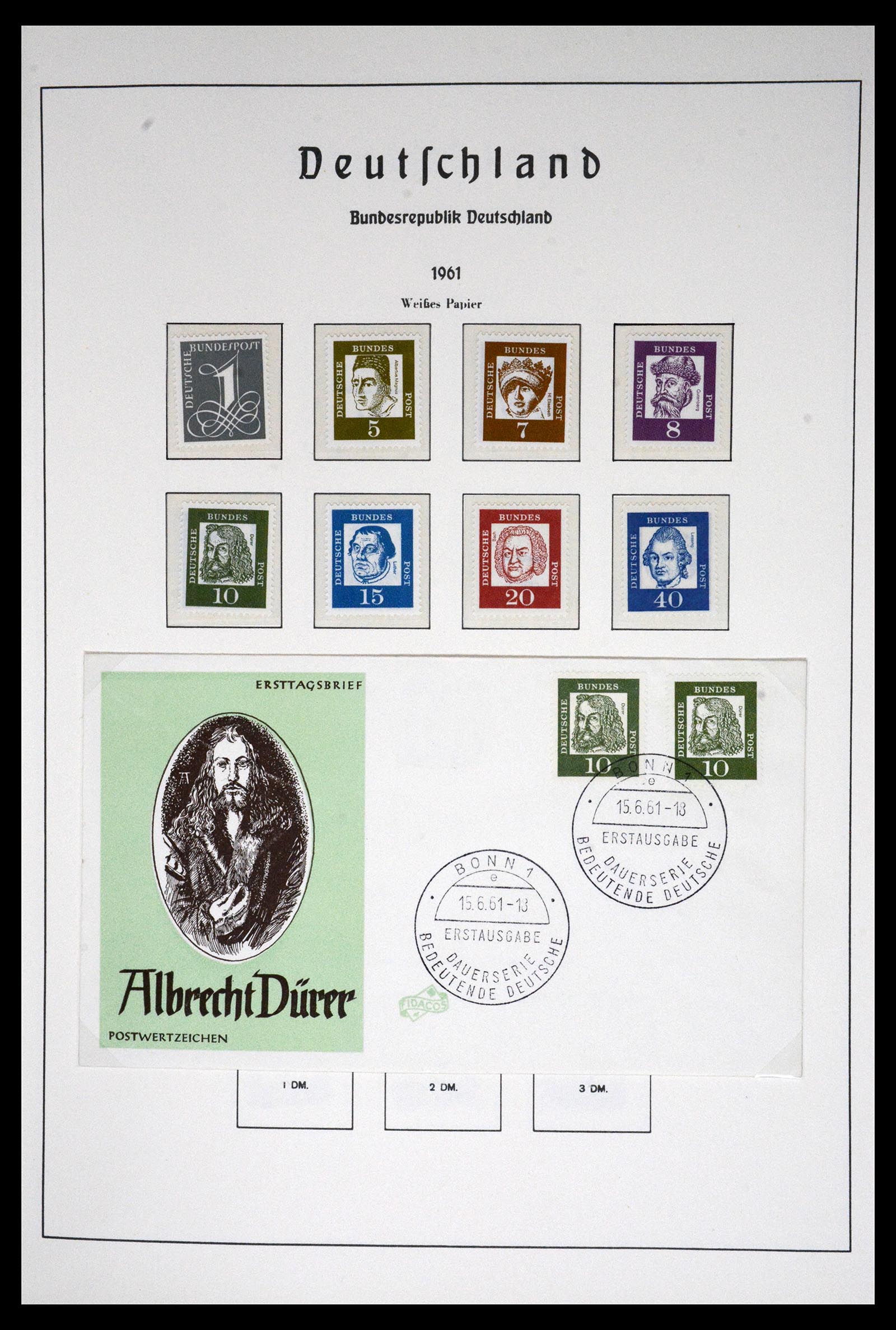 36688 033 - Postzegelverzameling 36688 Bundespost 1949-1977.