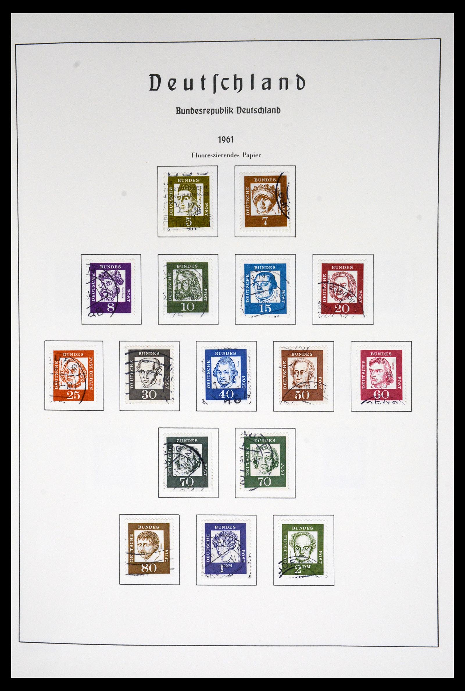 36688 034 - Stamp collection 36688 Bundespost 1949-1977.