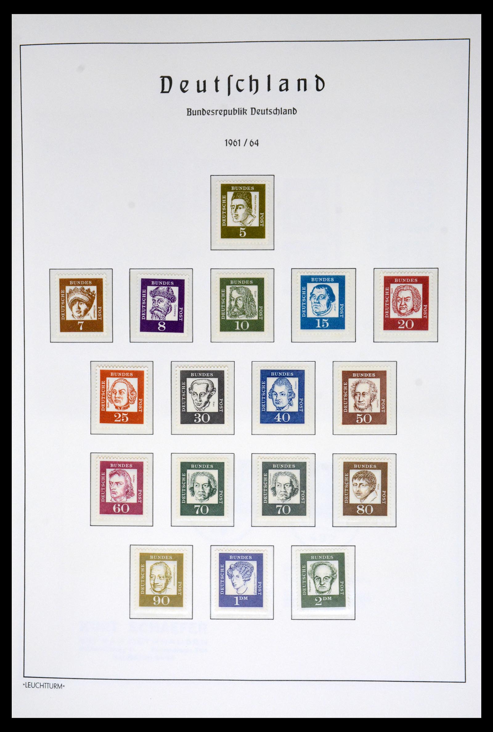 36688 035 - Postzegelverzameling 36688 Bundespost 1949-1977.