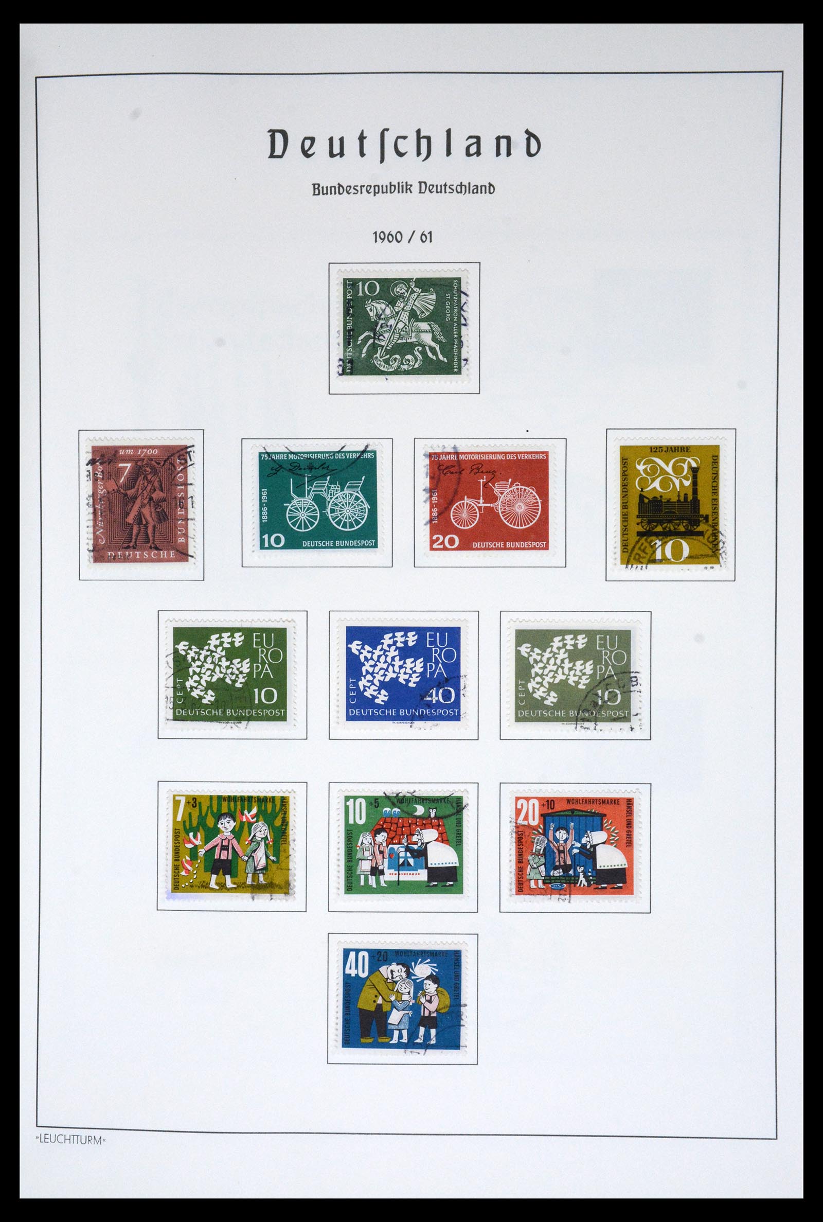 36688 037 - Stamp collection 36688 Bundespost 1949-1977.