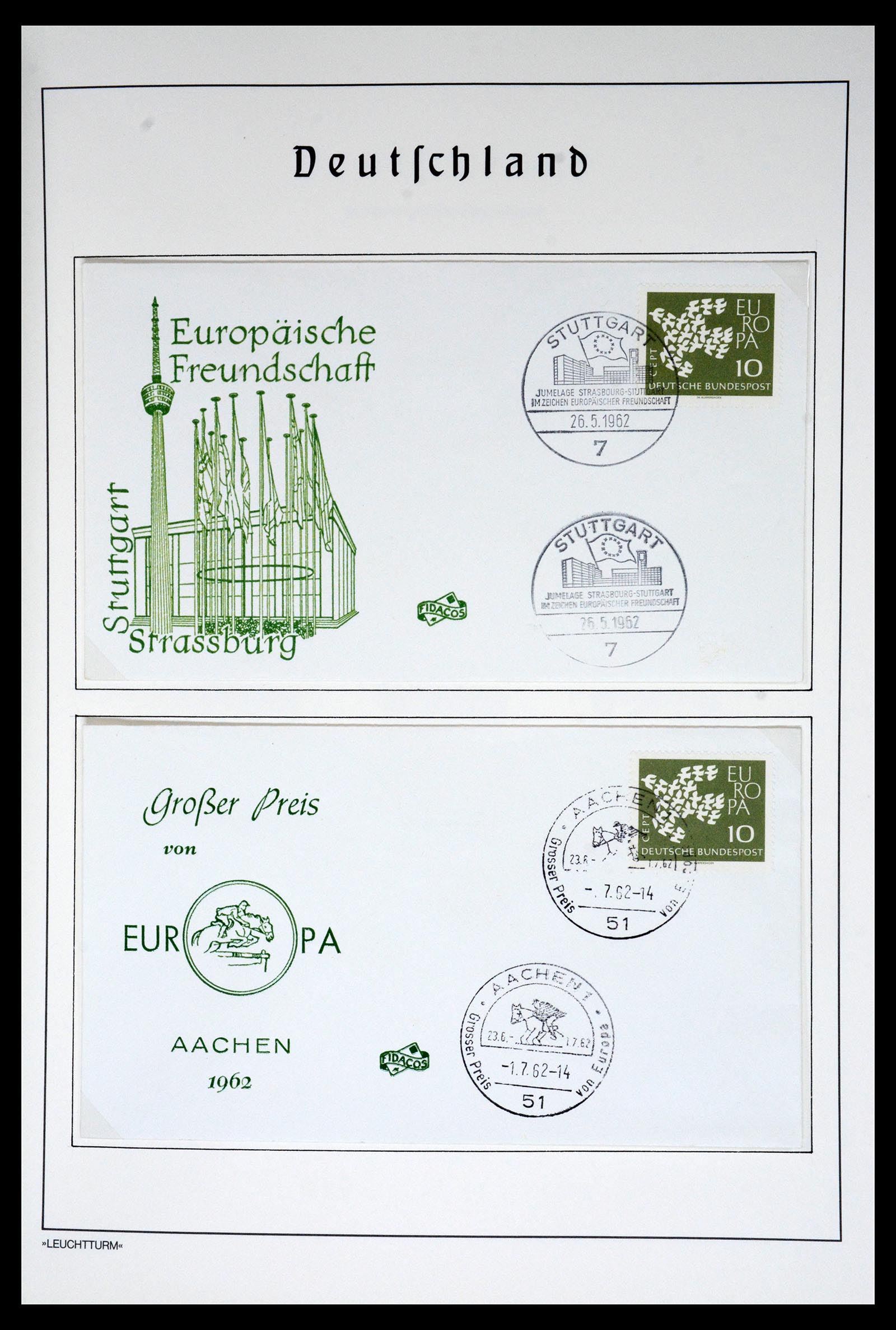 36688 038 - Postzegelverzameling 36688 Bundespost 1949-1977.