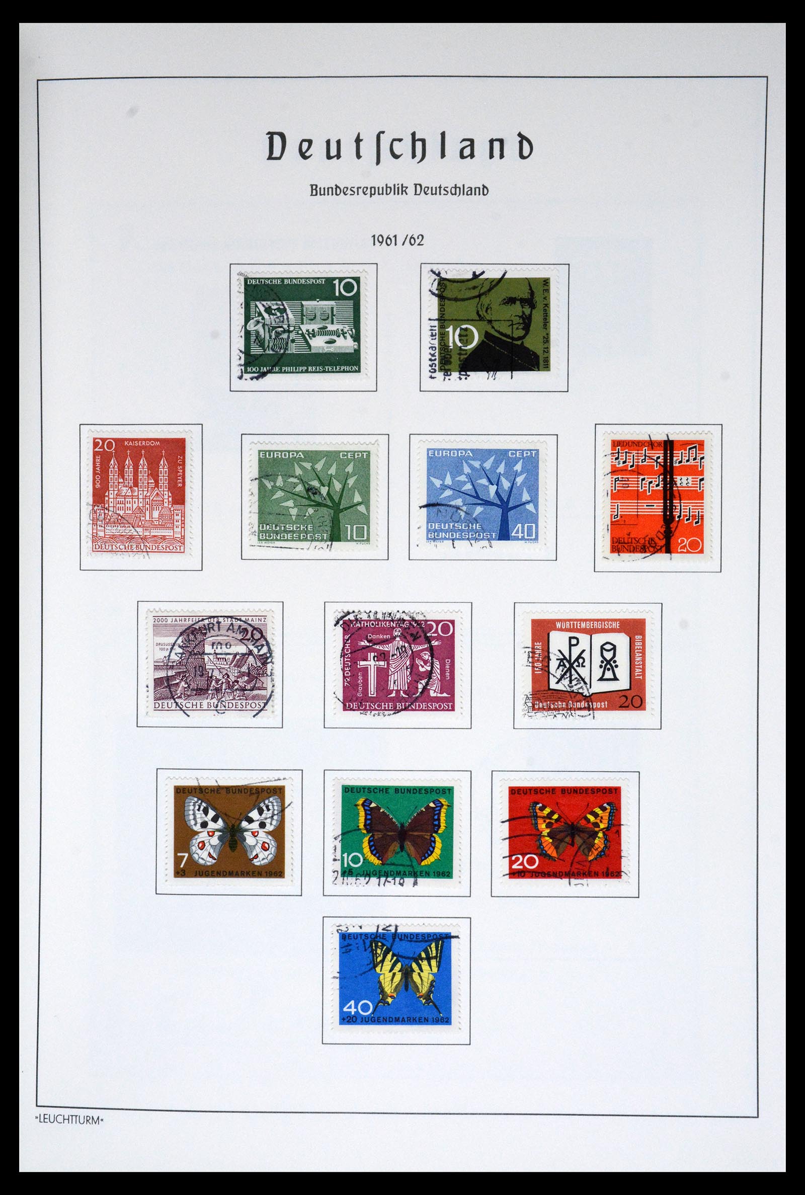 36688 039 - Postzegelverzameling 36688 Bundespost 1949-1977.