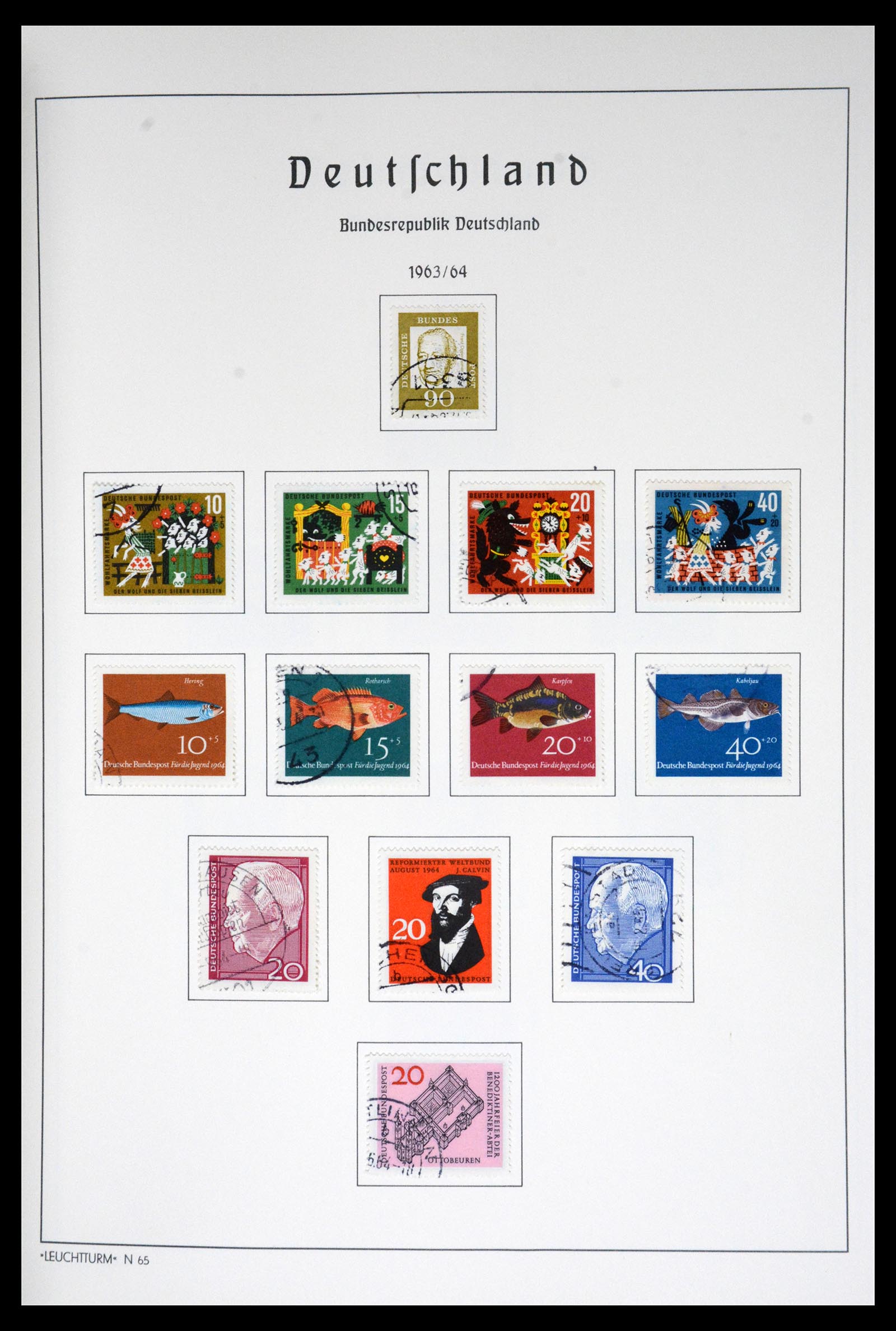36688 043 - Postzegelverzameling 36688 Bundespost 1949-1977.
