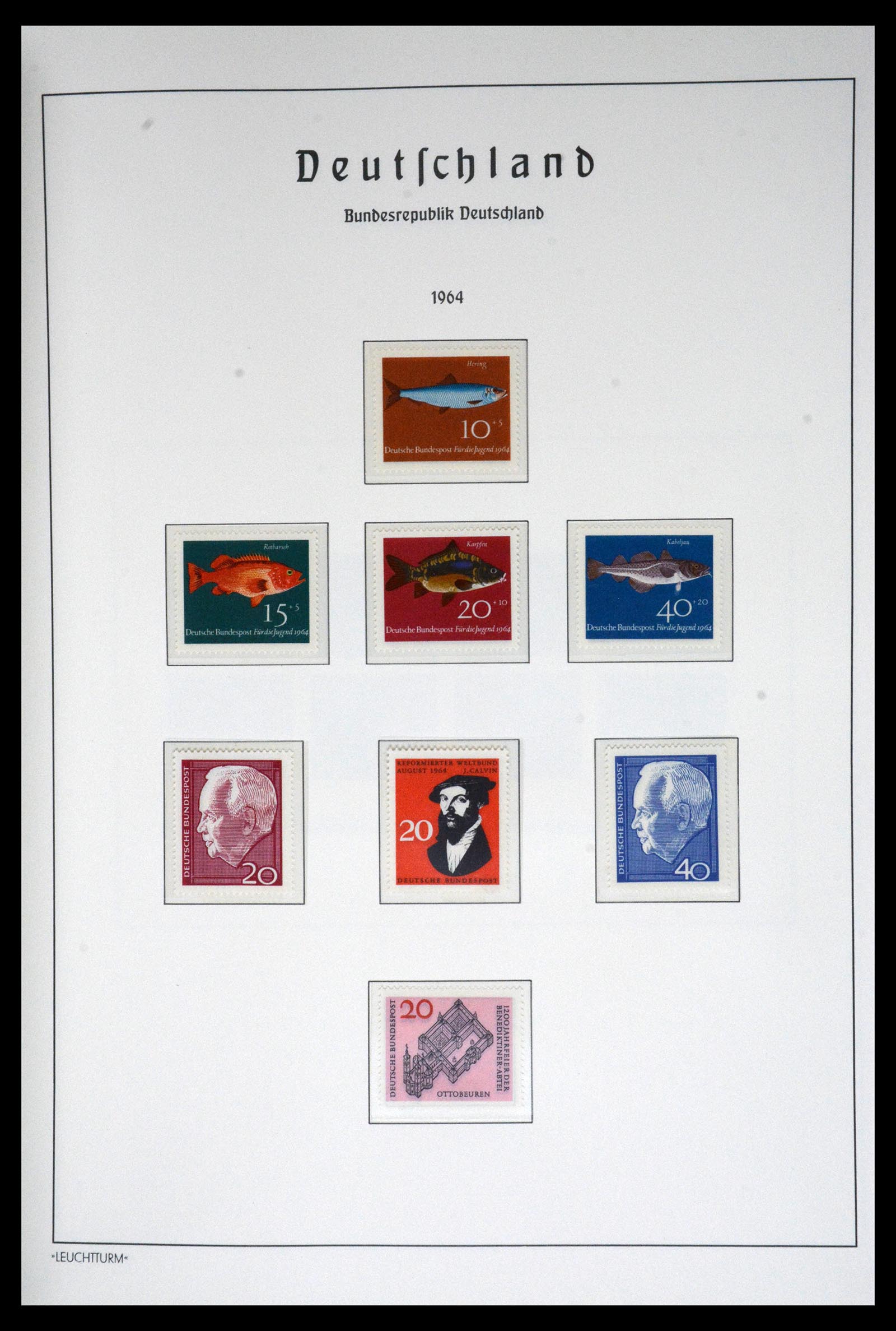 36688 044 - Postzegelverzameling 36688 Bundespost 1949-1977.
