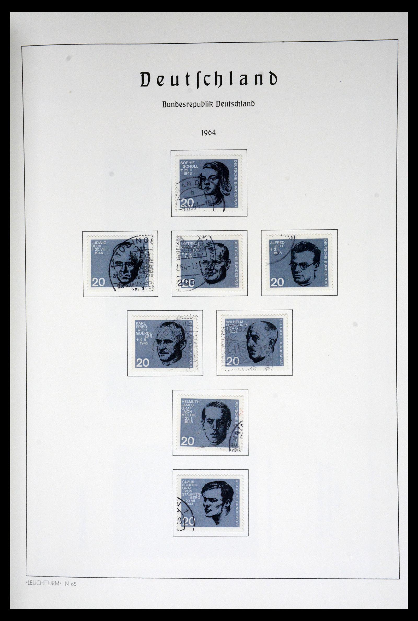 36688 046 - Postzegelverzameling 36688 Bundespost 1949-1977.