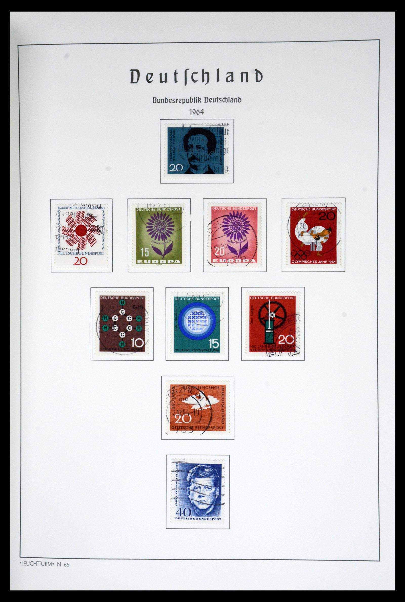 36688 050 - Stamp collection 36688 Bundespost 1949-1977.