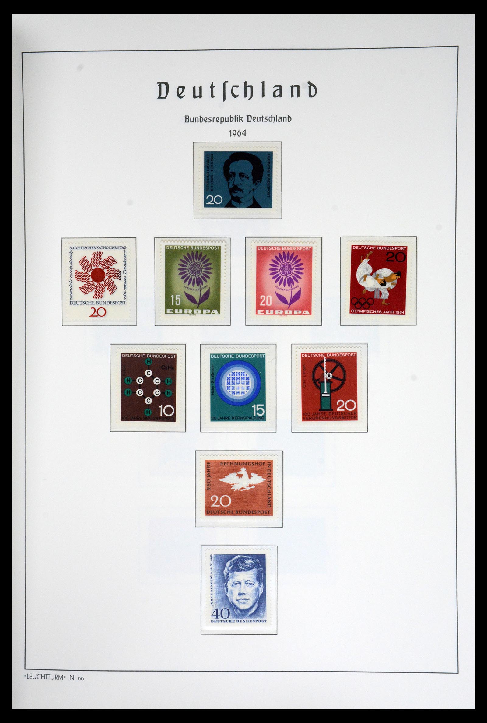 36688 051 - Postzegelverzameling 36688 Bundespost 1949-1977.