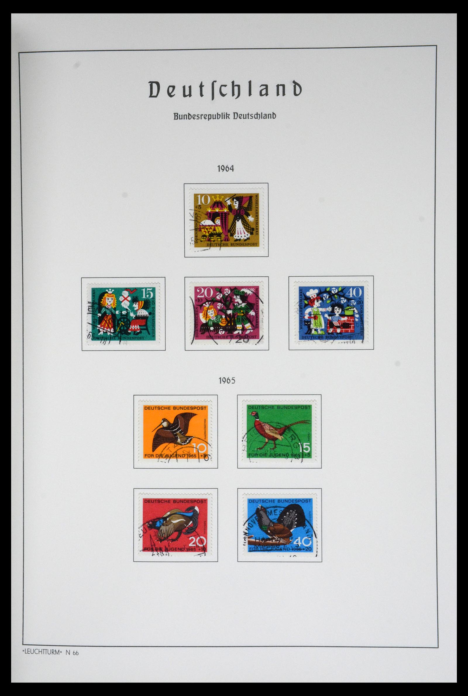 36688 052 - Postzegelverzameling 36688 Bundespost 1949-1977.