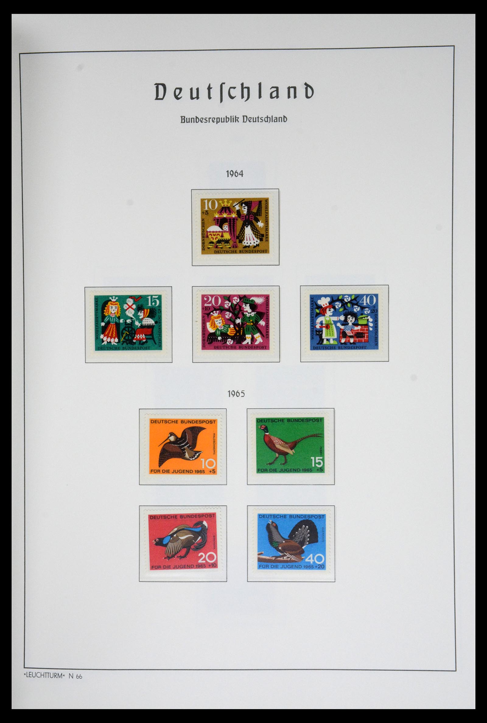 36688 053 - Postzegelverzameling 36688 Bundespost 1949-1977.