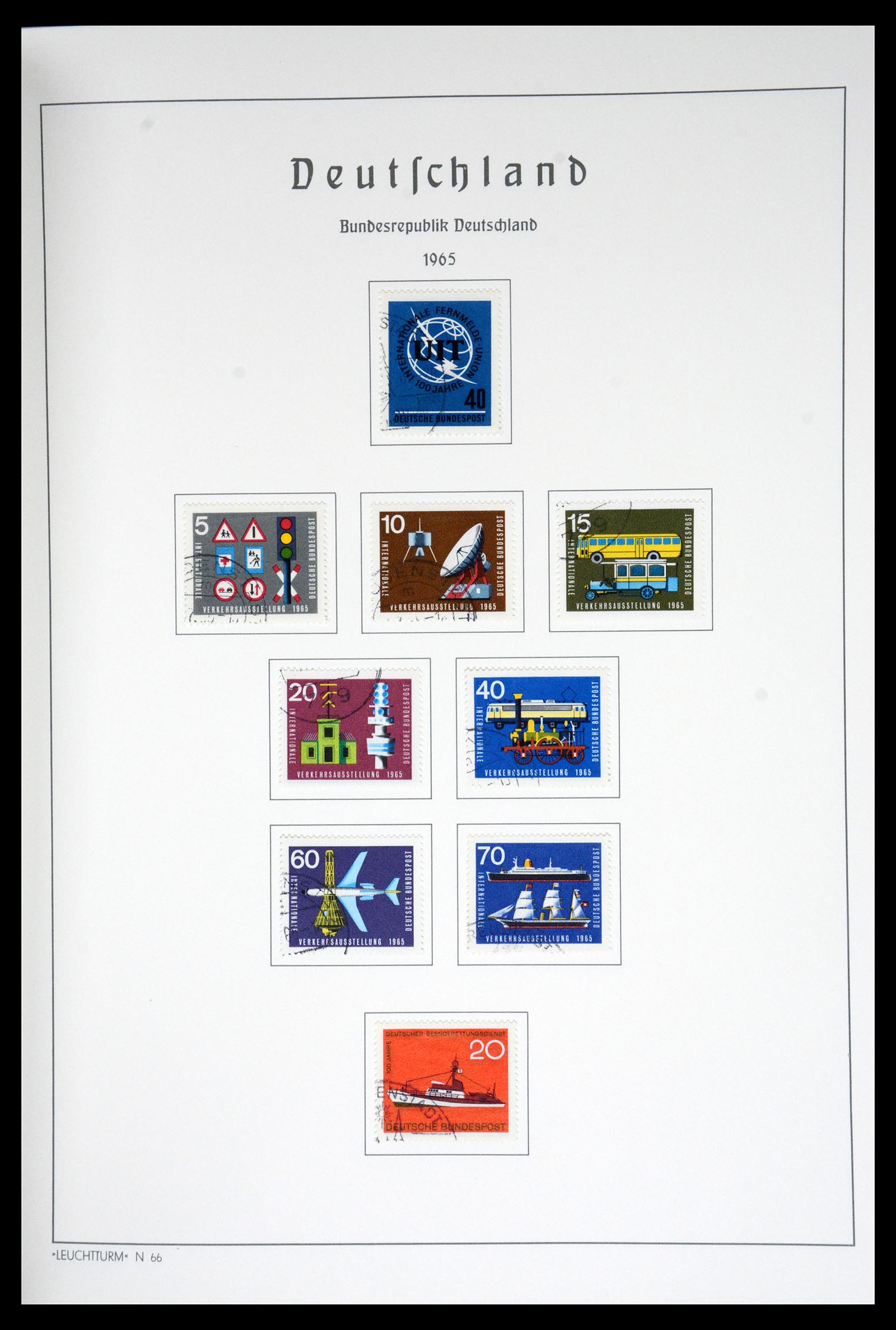 36688 054 - Postzegelverzameling 36688 Bundespost 1949-1977.
