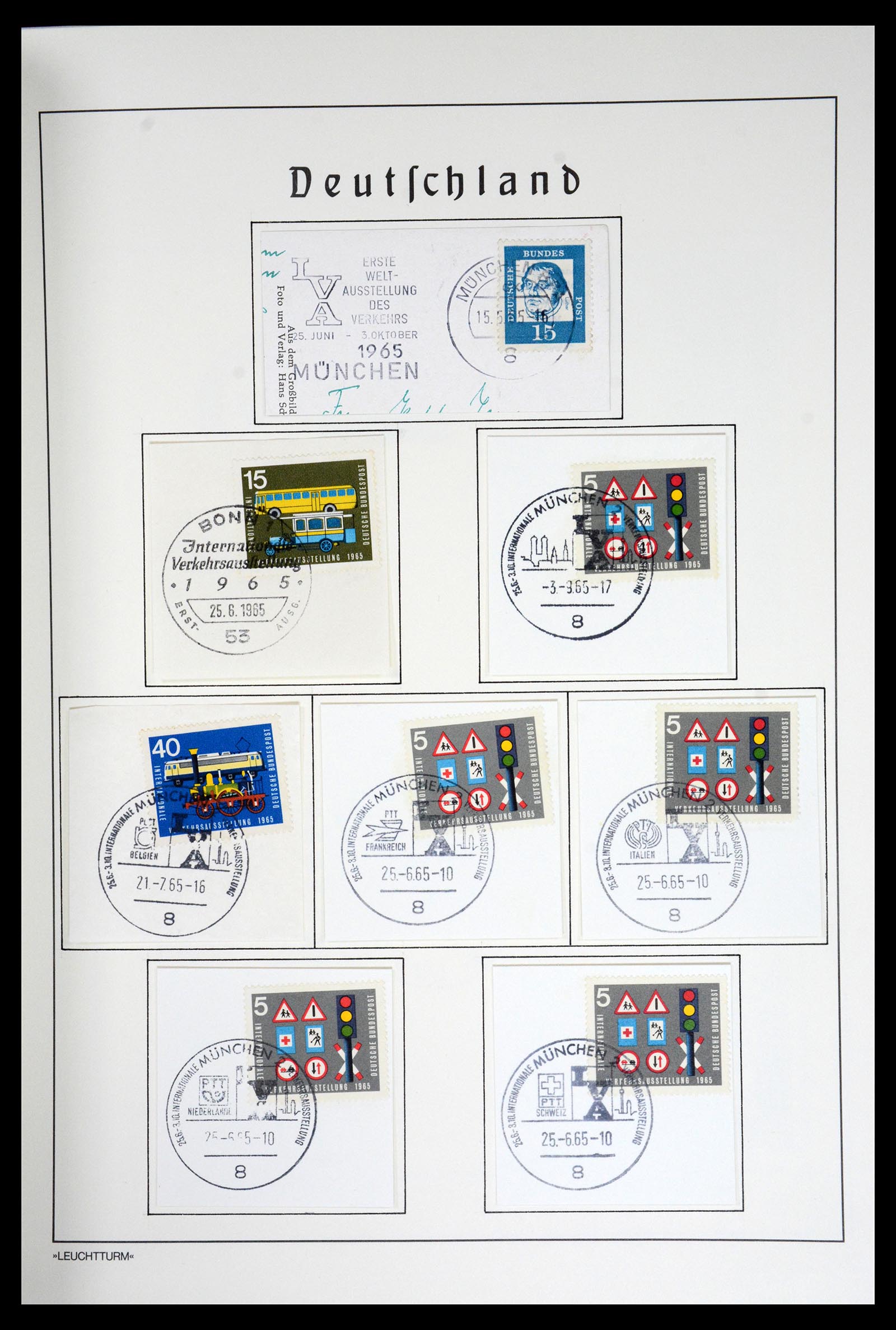 36688 057 - Postzegelverzameling 36688 Bundespost 1949-1977.