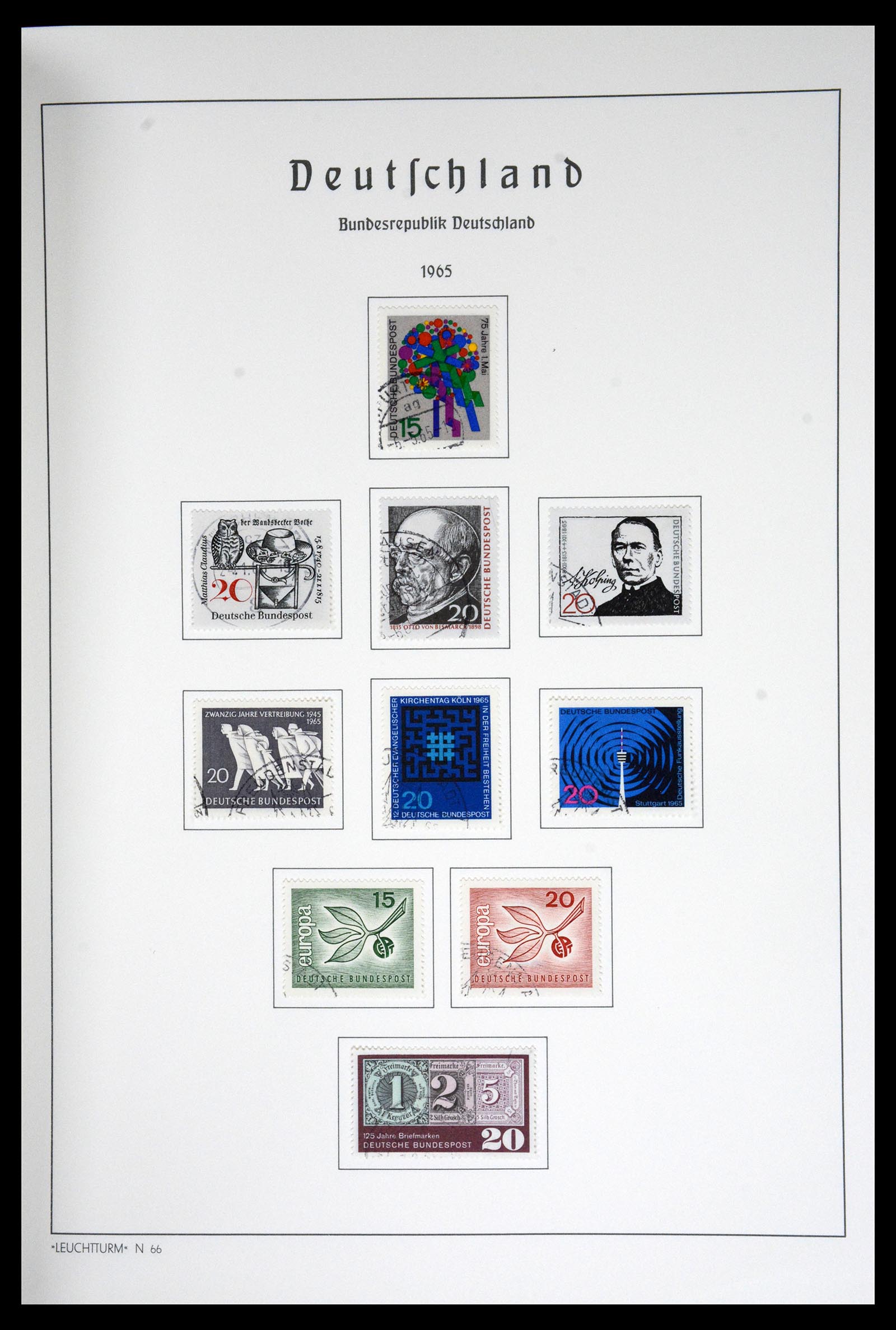 36688 059 - Postzegelverzameling 36688 Bundespost 1949-1977.