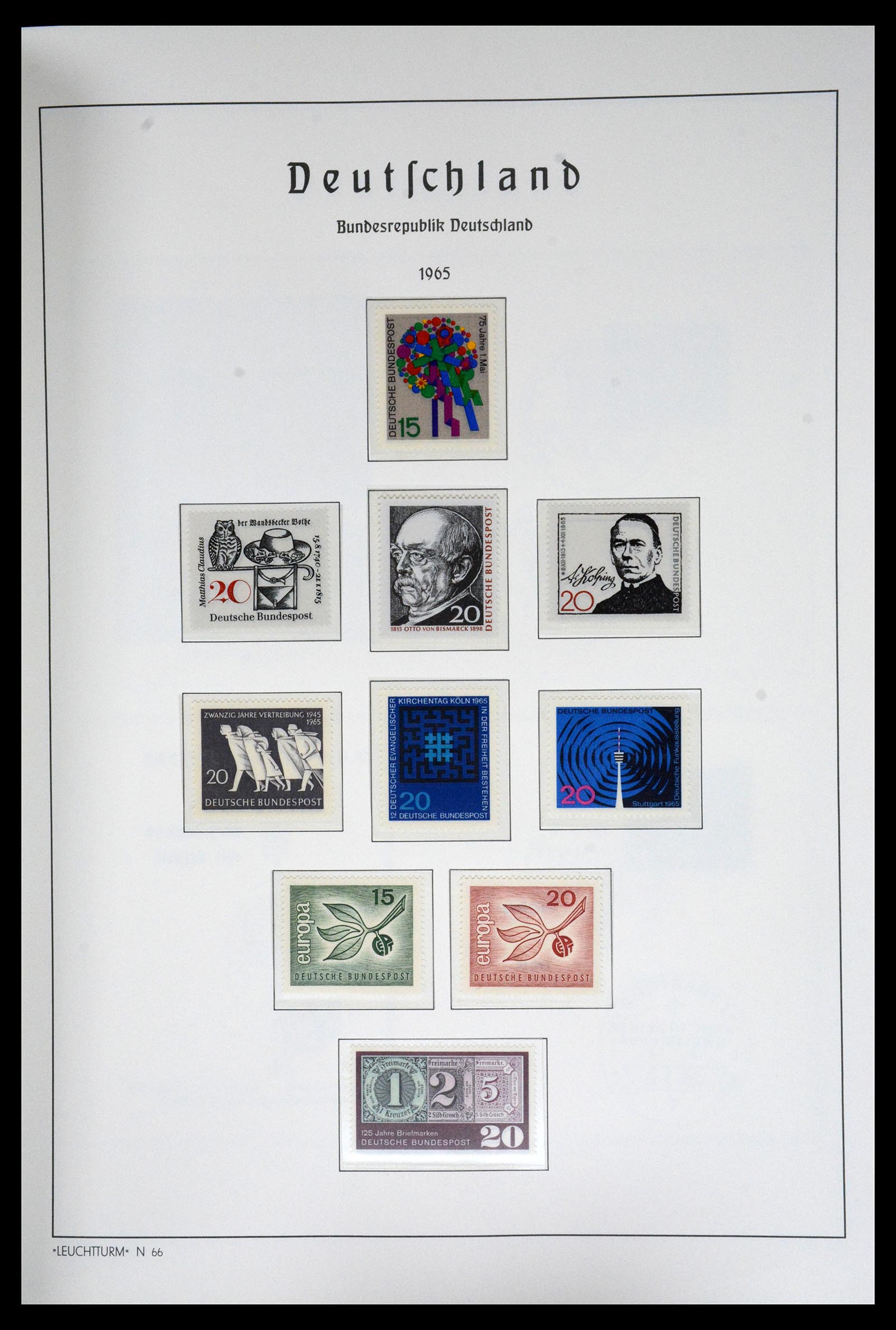 36688 060 - Postzegelverzameling 36688 Bundespost 1949-1977.
