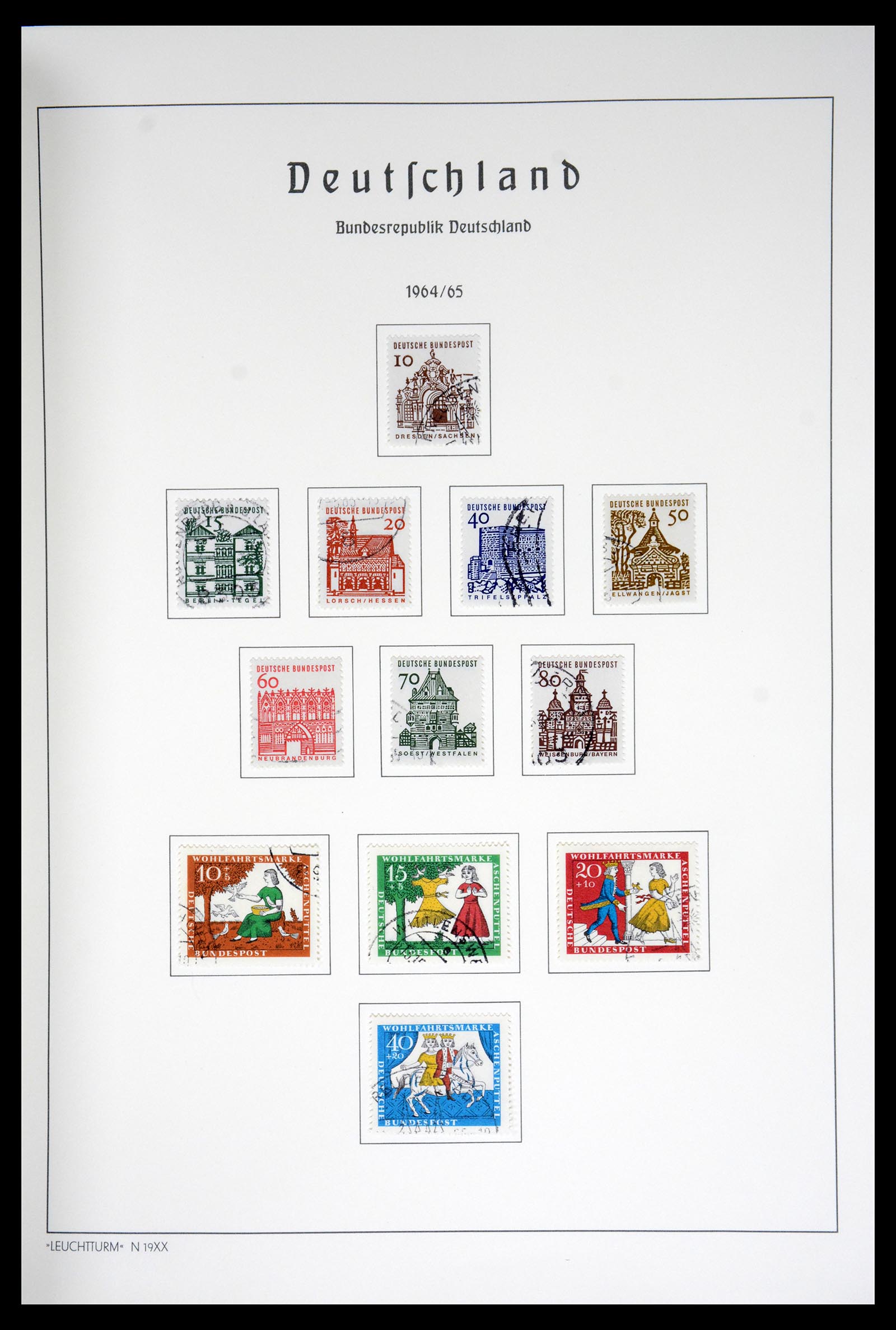 36688 063 - Stamp collection 36688 Bundespost 1949-1977.