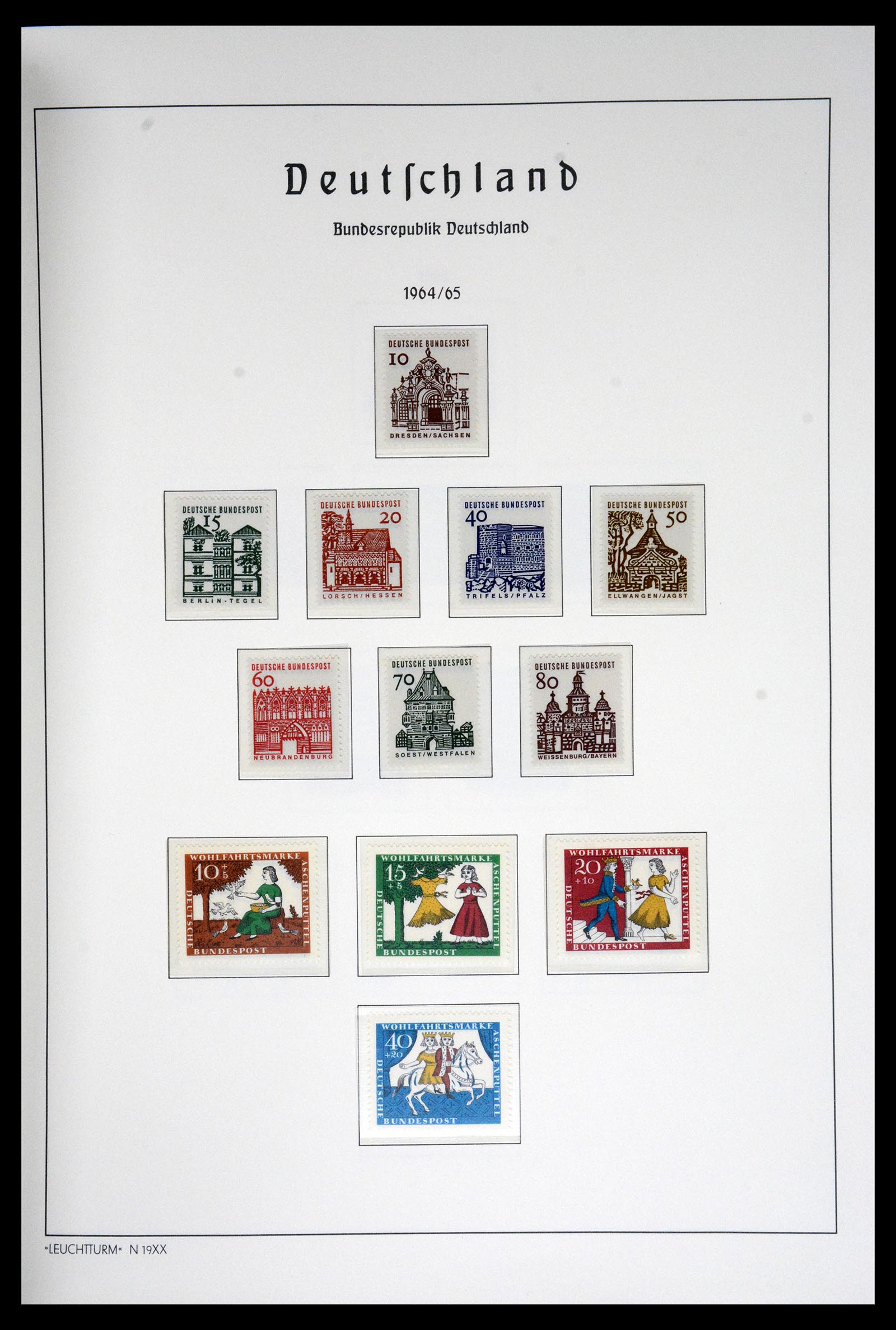 36688 064 - Stamp collection 36688 Bundespost 1949-1977.