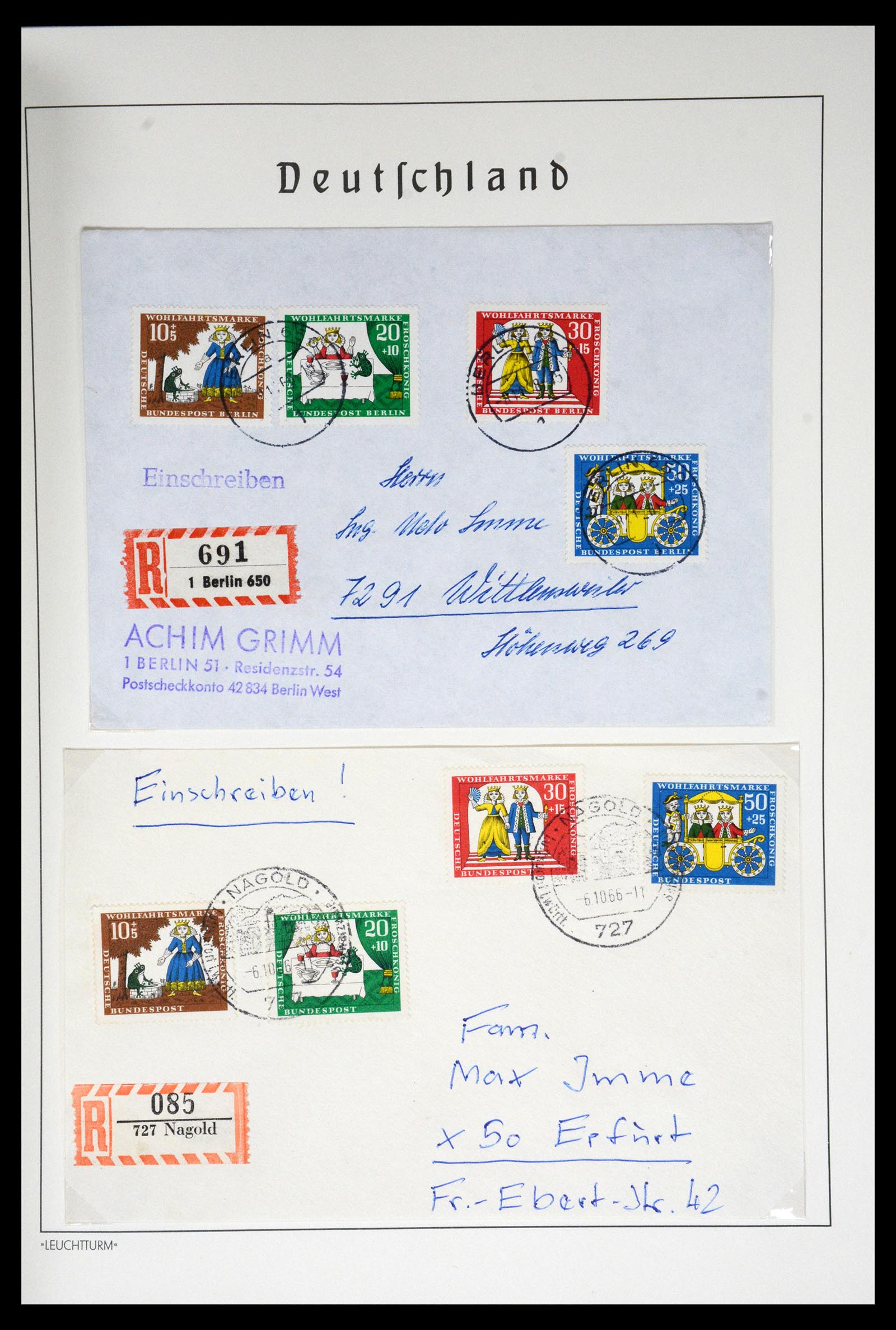 36688 067 - Stamp collection 36688 Bundespost 1949-1977.