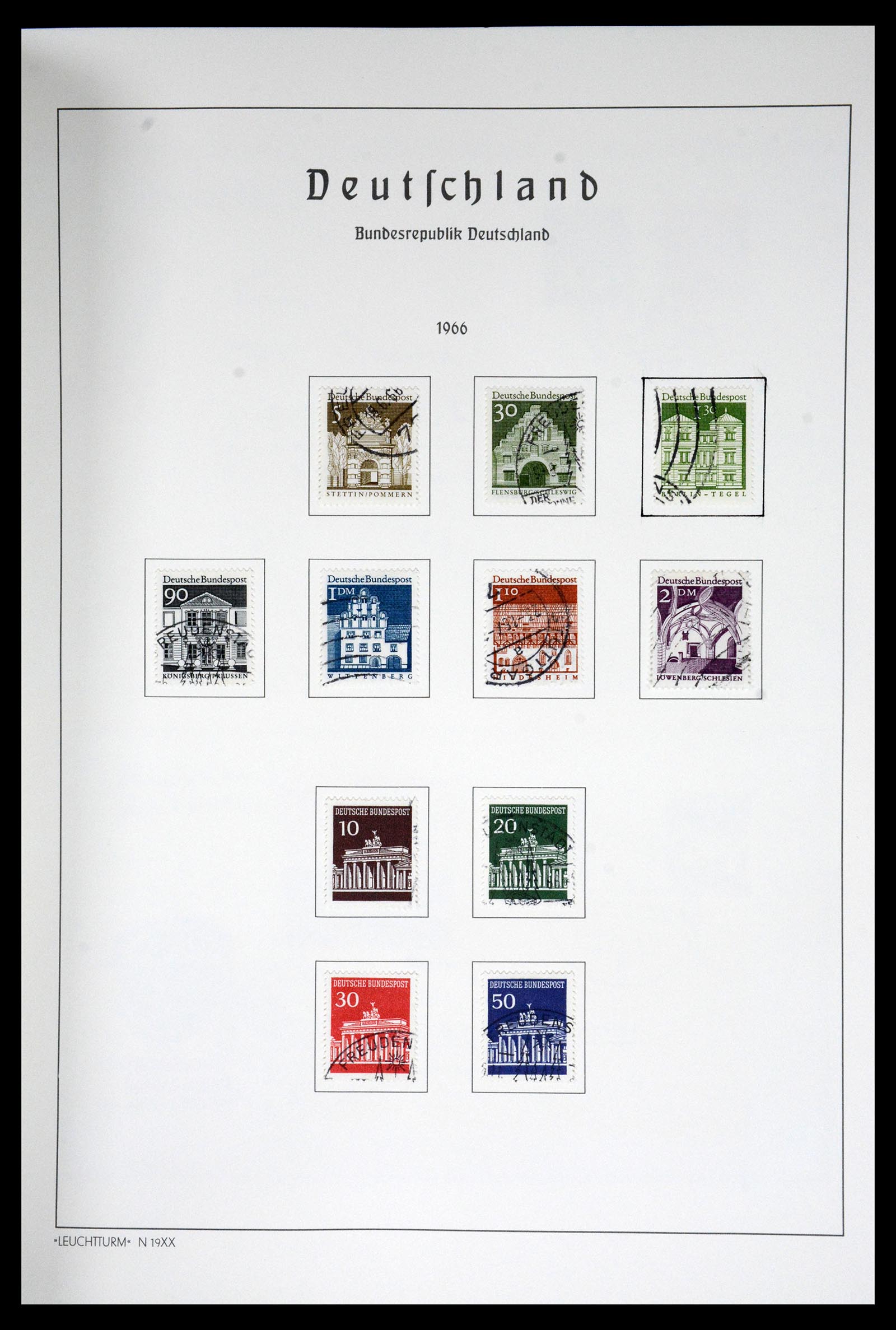 36688 071 - Stamp collection 36688 Bundespost 1949-1977.