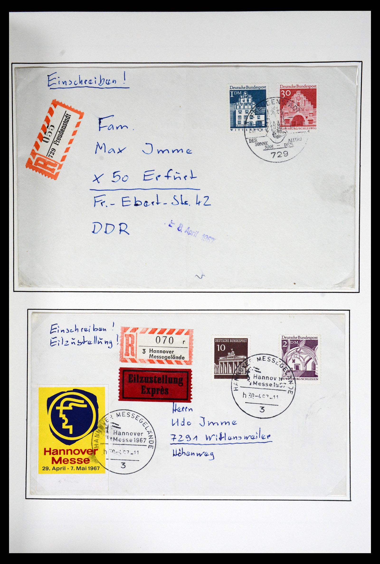 36688 072 - Stamp collection 36688 Bundespost 1949-1977.