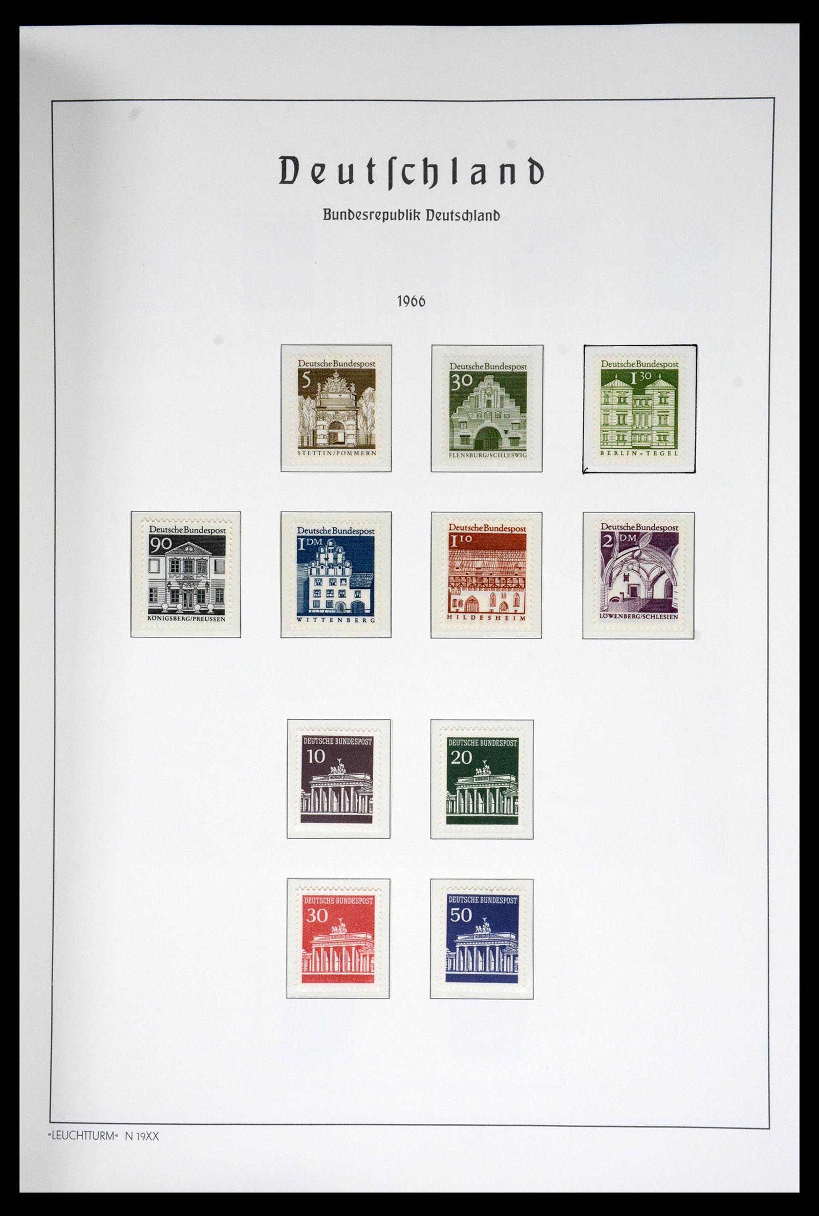 36688 073 - Stamp collection 36688 Bundespost 1949-1977.