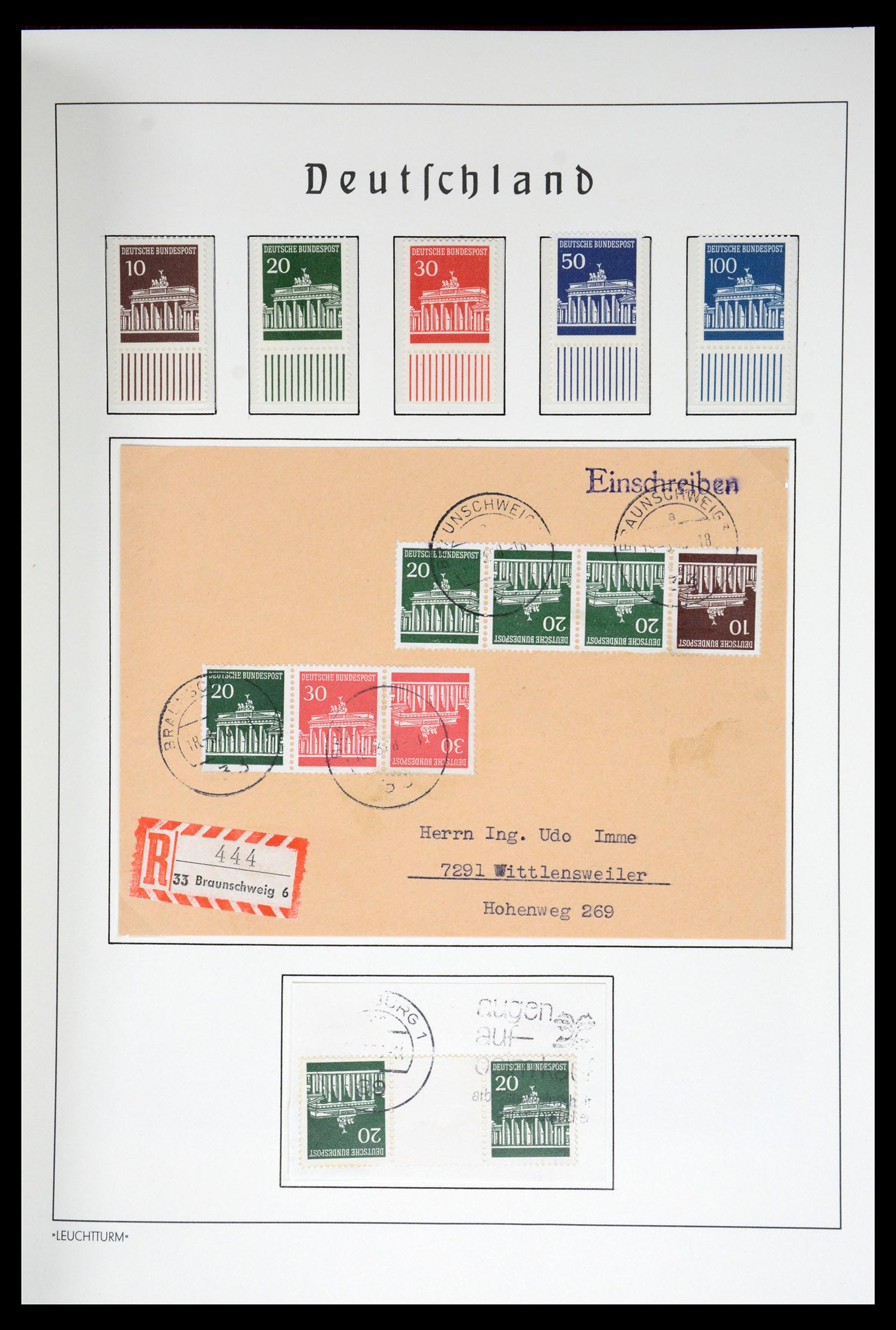 36688 074 - Stamp collection 36688 Bundespost 1949-1977.