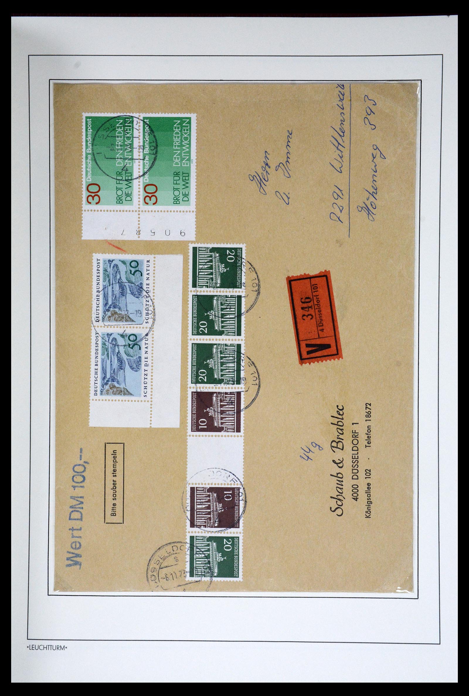36688 075 - Stamp collection 36688 Bundespost 1949-1977.