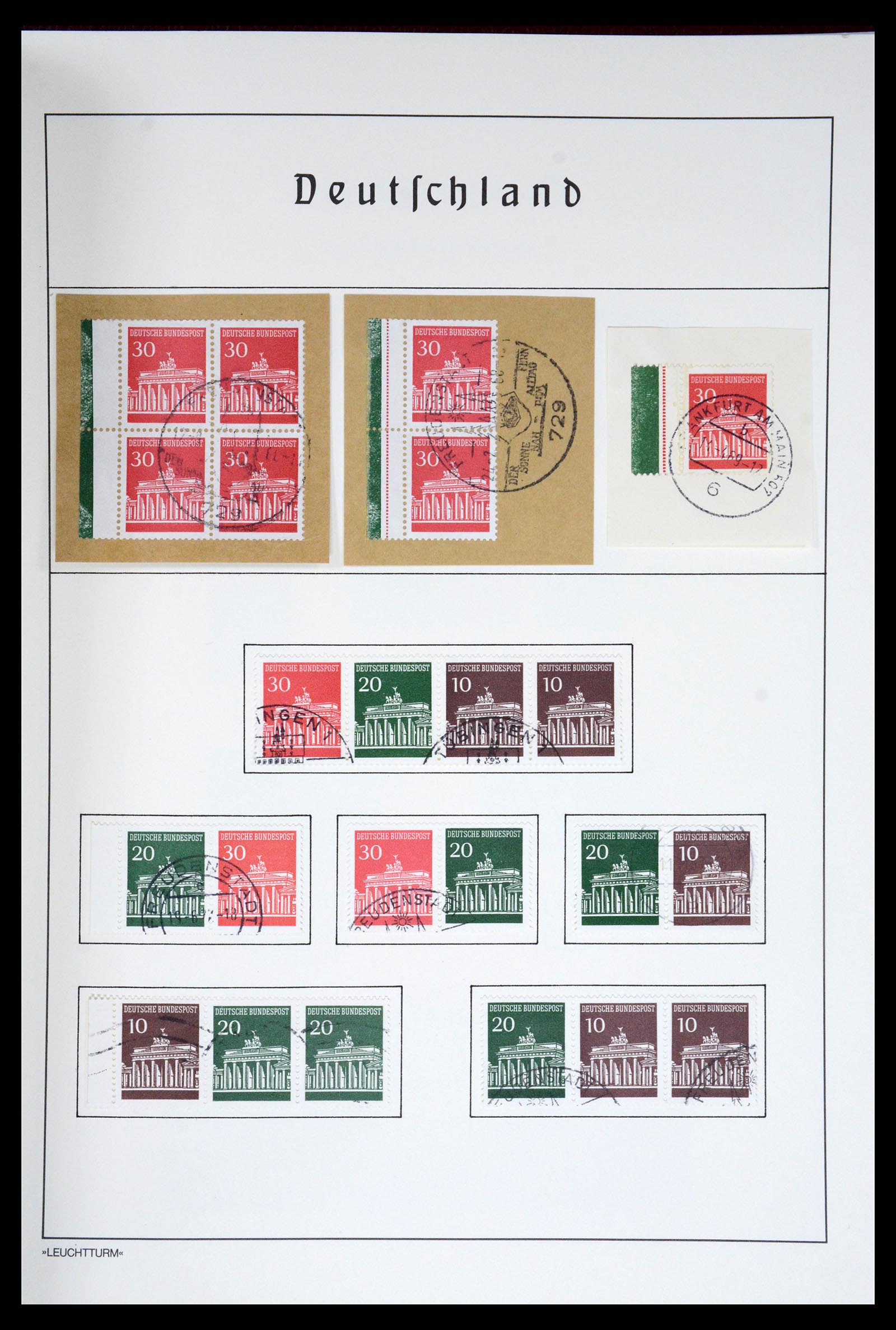 36688 076 - Stamp collection 36688 Bundespost 1949-1977.