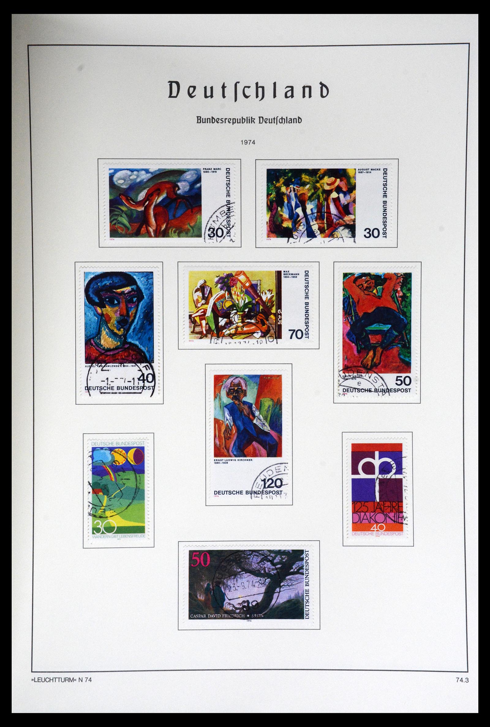 36688 165 - Postzegelverzameling 36688 Bundespost 1949-1977.