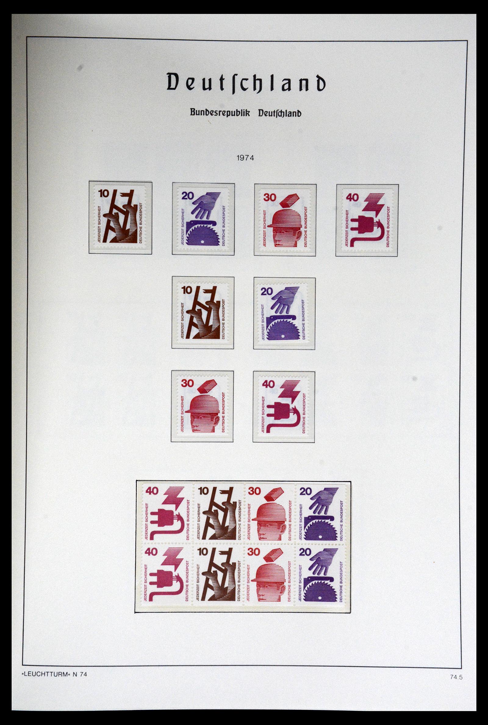 36688 171 - Postzegelverzameling 36688 Bundespost 1949-1977.