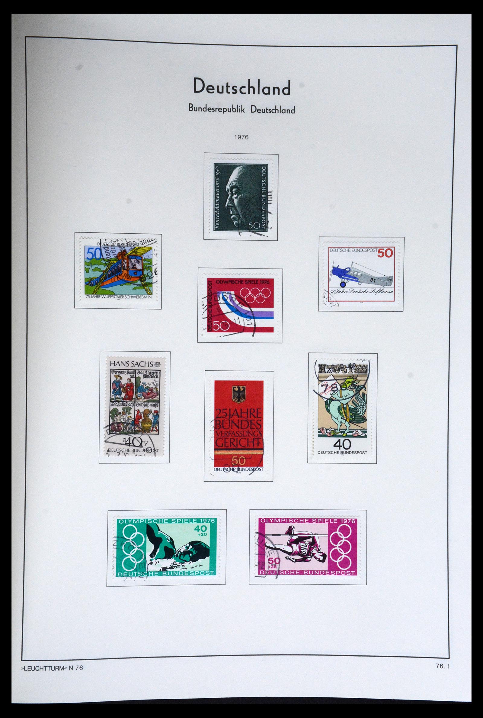 36688 187 - Postzegelverzameling 36688 Bundespost 1949-1977.