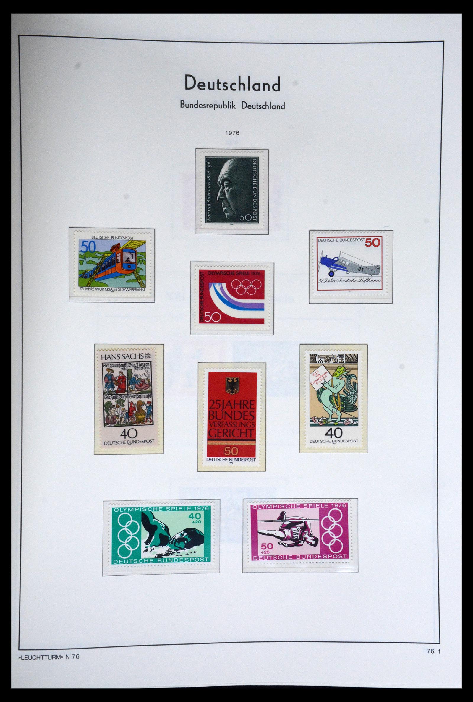 36688 188 - Postzegelverzameling 36688 Bundespost 1949-1977.