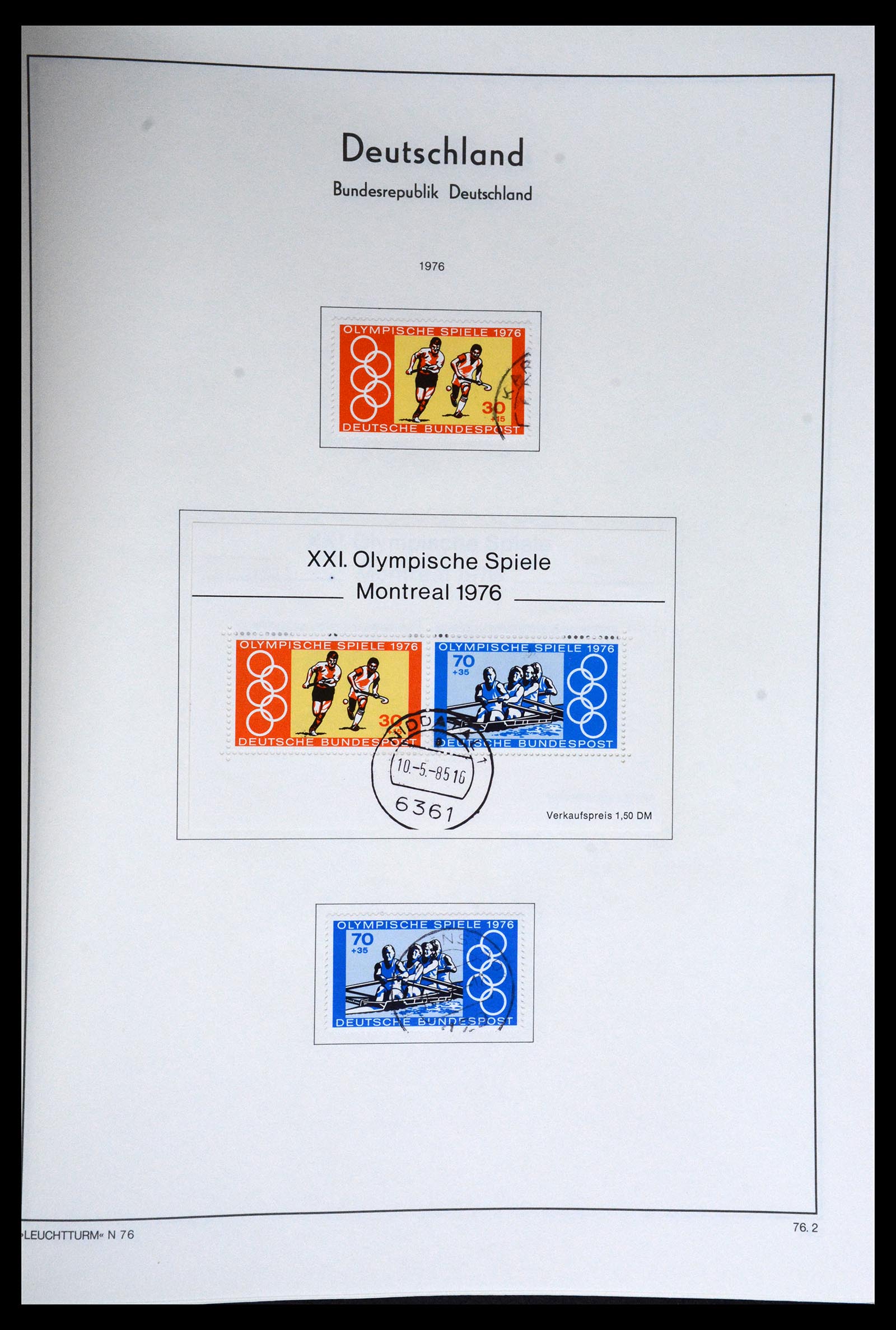 36688 189 - Postzegelverzameling 36688 Bundespost 1949-1977.