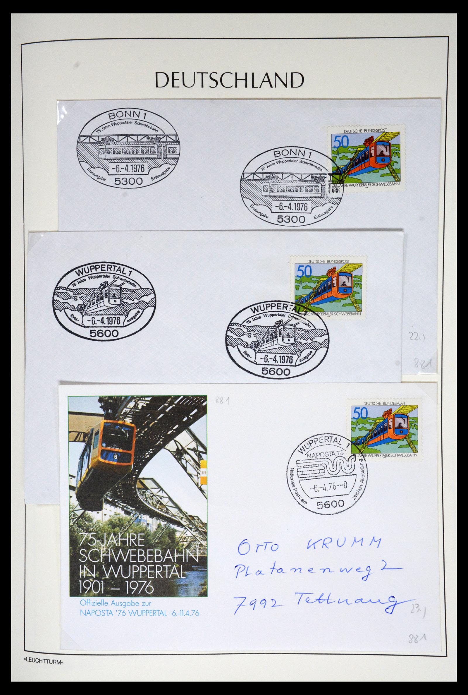 36688 199 - Postzegelverzameling 36688 Bundespost 1949-1977.
