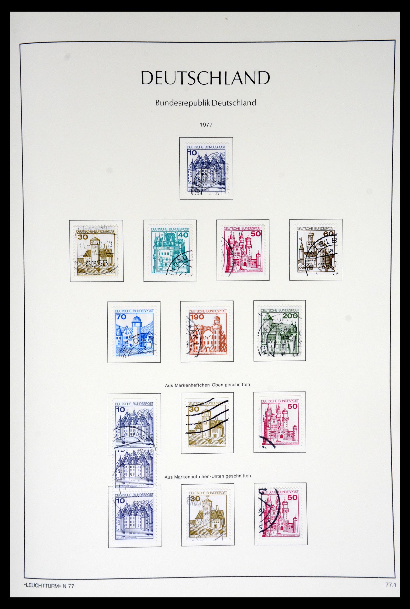 36688 200 - Postzegelverzameling 36688 Bundespost 1949-1977.
