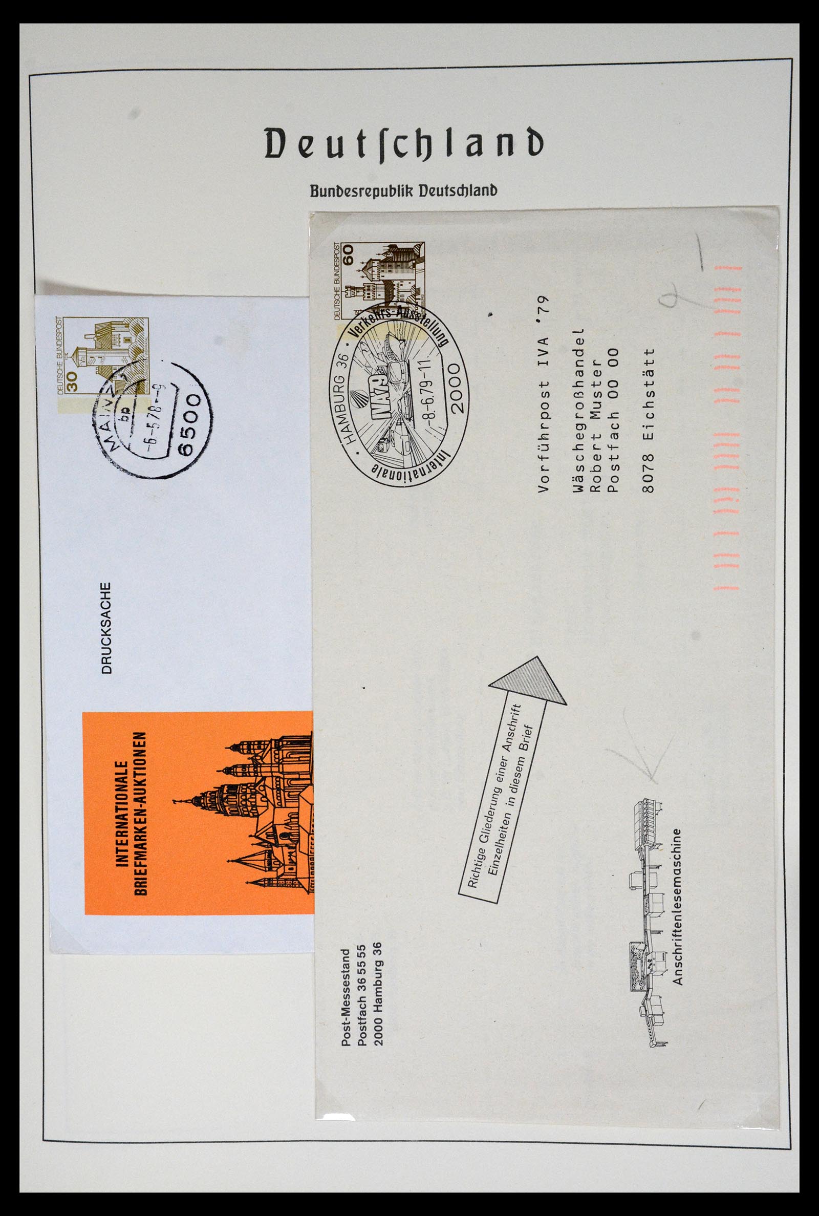36688 205 - Postzegelverzameling 36688 Bundespost 1949-1977.