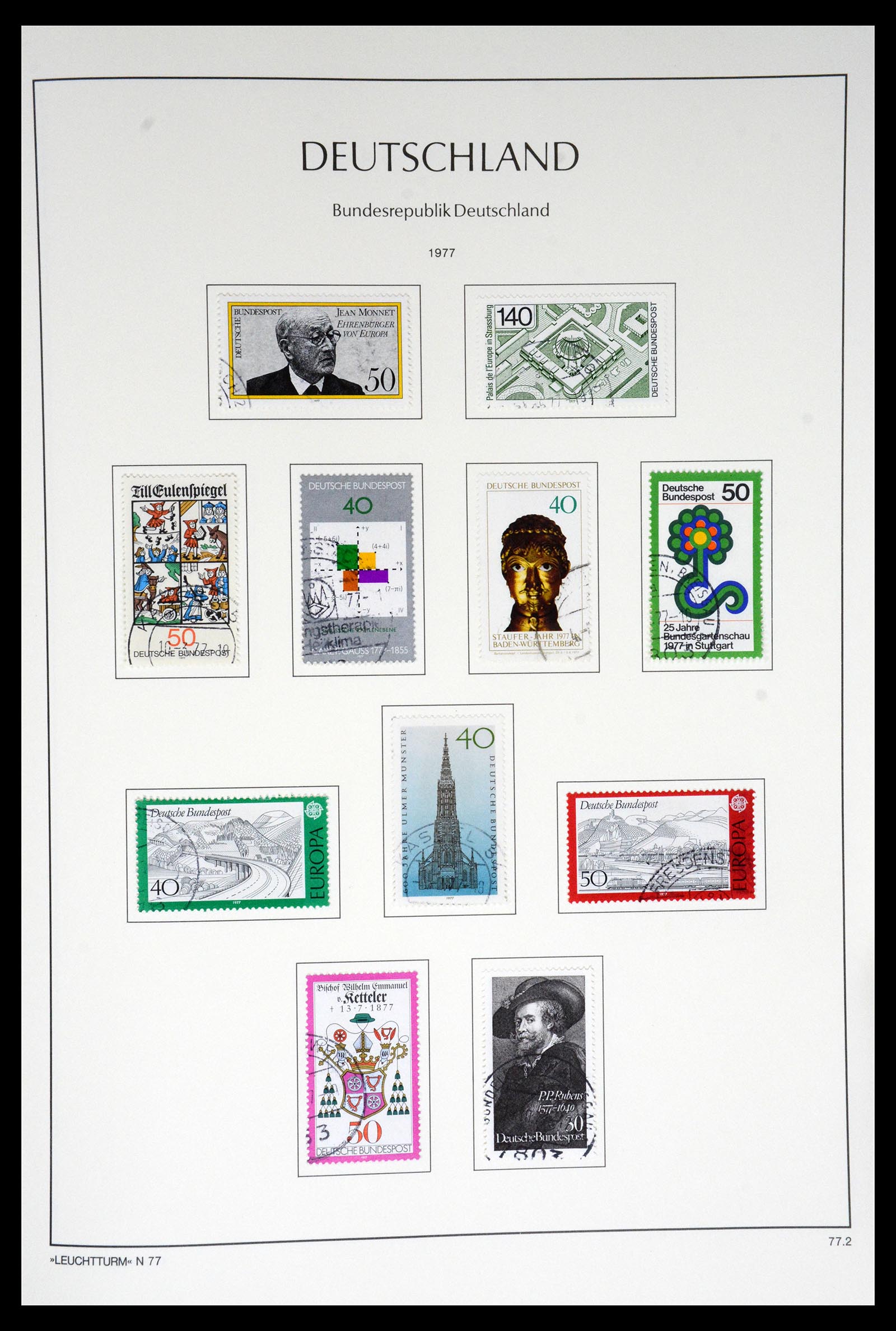 36688 206 - Postzegelverzameling 36688 Bundespost 1949-1977.