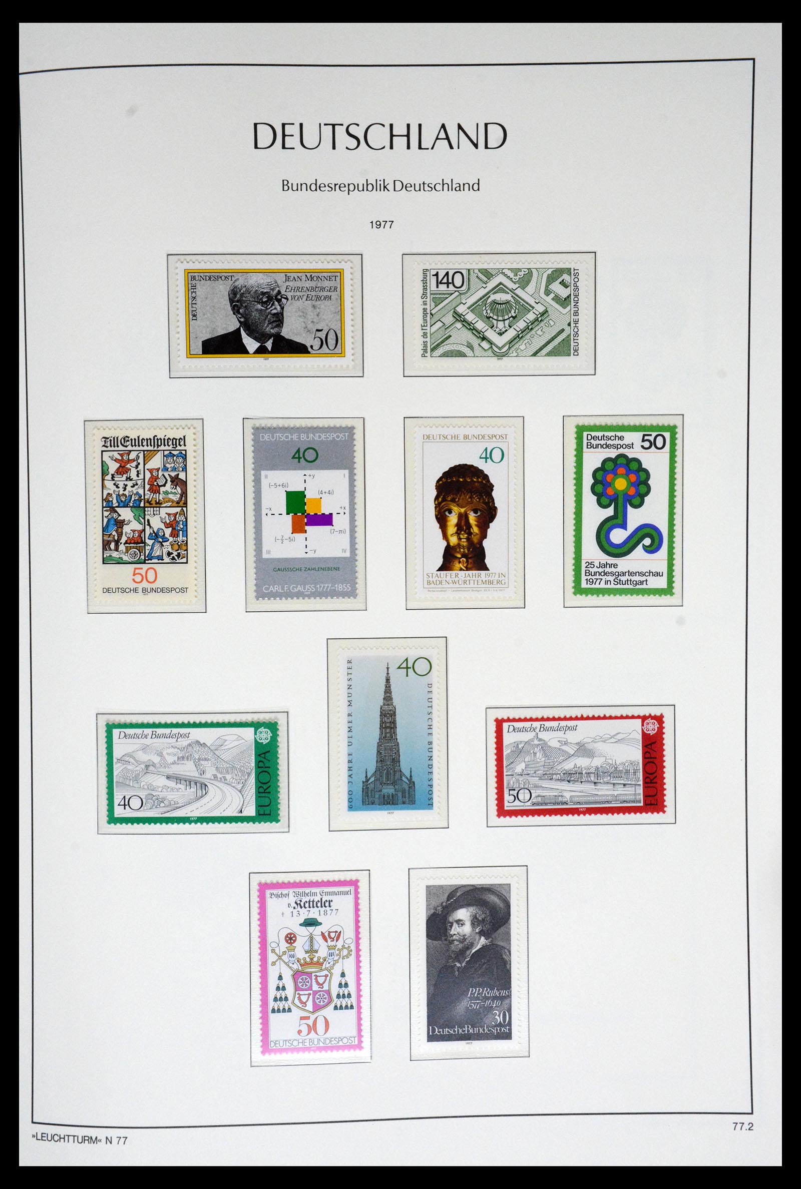 36688 207 - Postzegelverzameling 36688 Bundespost 1949-1977.