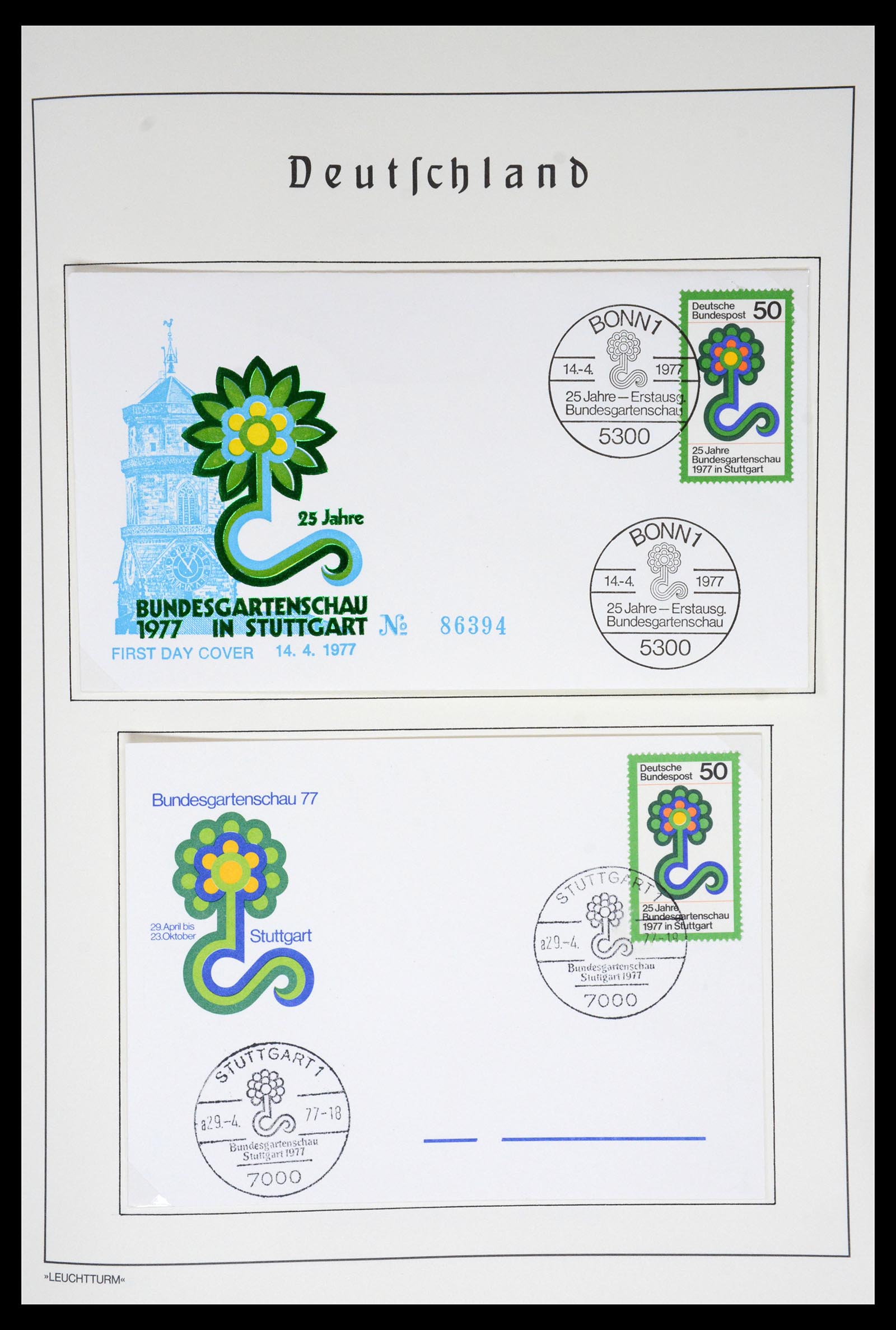 36688 208 - Postzegelverzameling 36688 Bundespost 1949-1977.