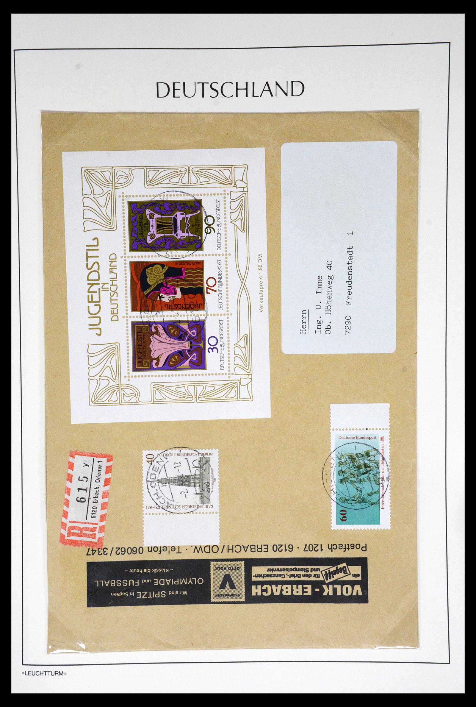 36688 211 - Postzegelverzameling 36688 Bundespost 1949-1977.