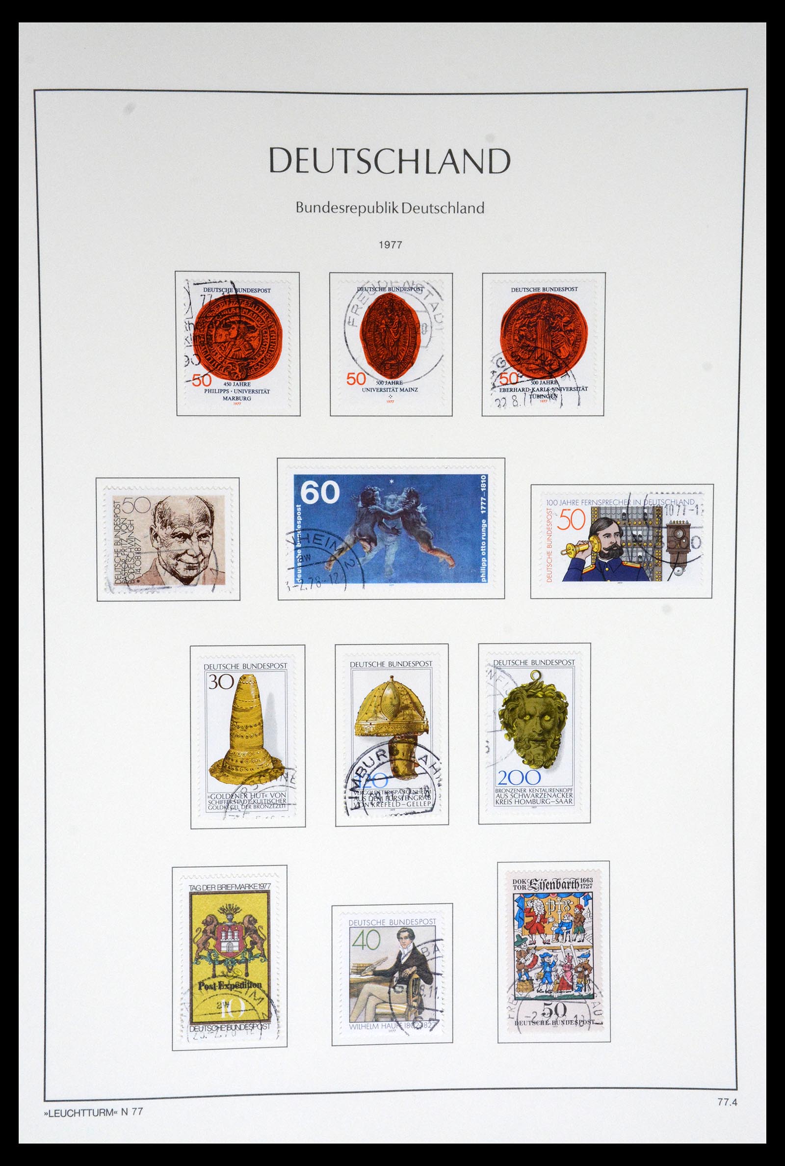 36688 212 - Postzegelverzameling 36688 Bundespost 1949-1977.