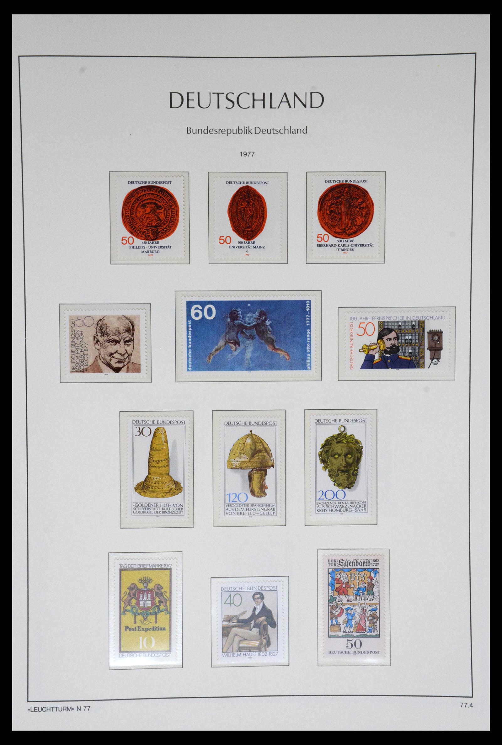 36688 213 - Postzegelverzameling 36688 Bundespost 1949-1977.